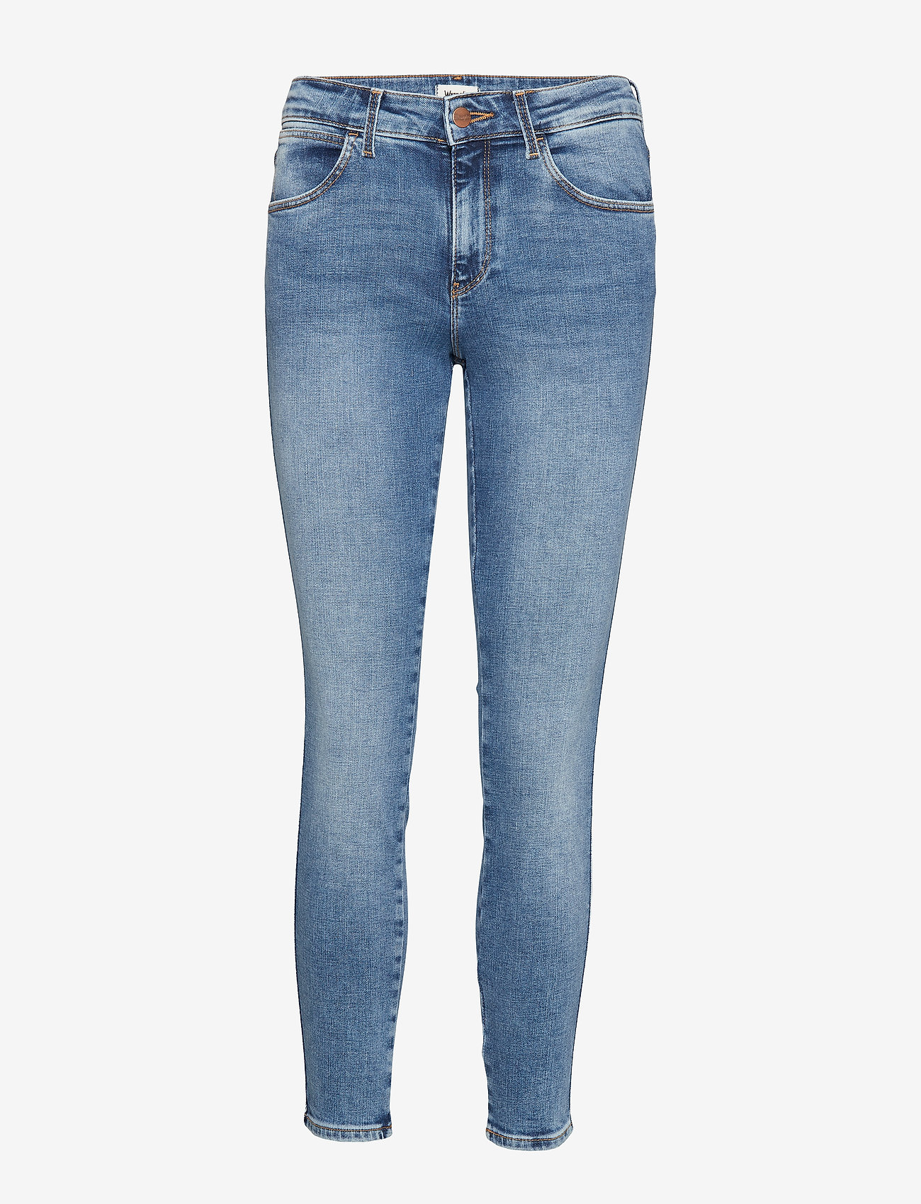 Wrangler - SKINNY - džinsa bikses ar šaurām starām - water blue - 0