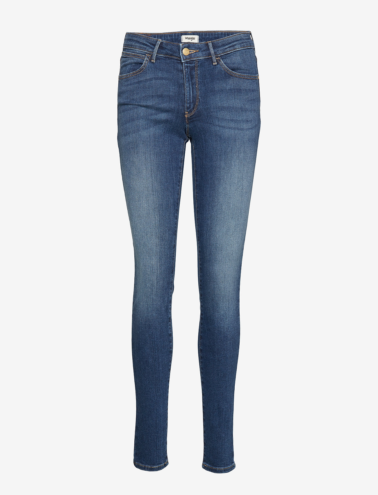 Wrangler - SKINNY - džinsa bikses ar šaurām starām - authentic blue - 0
