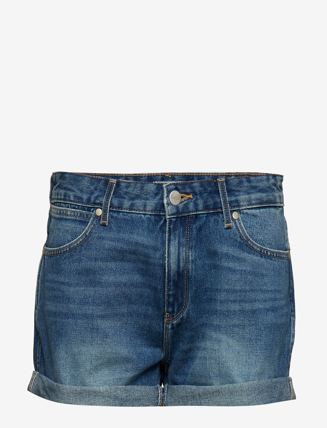 Wrangler - BOYFRIEND SHORT - motel blue - 0