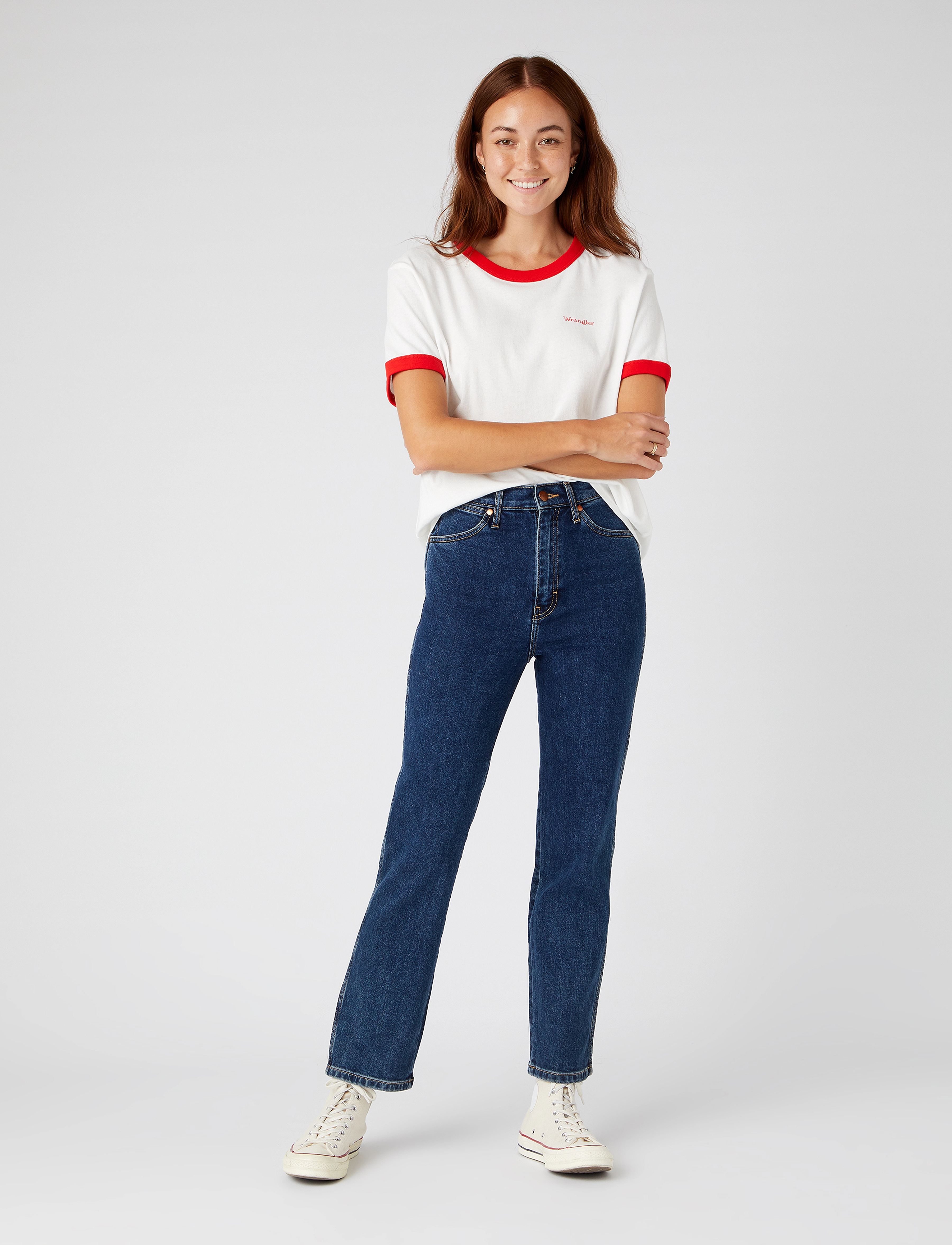 Wrangler - WILD WEST - hosen mit weitem bein - canyon lake - 3