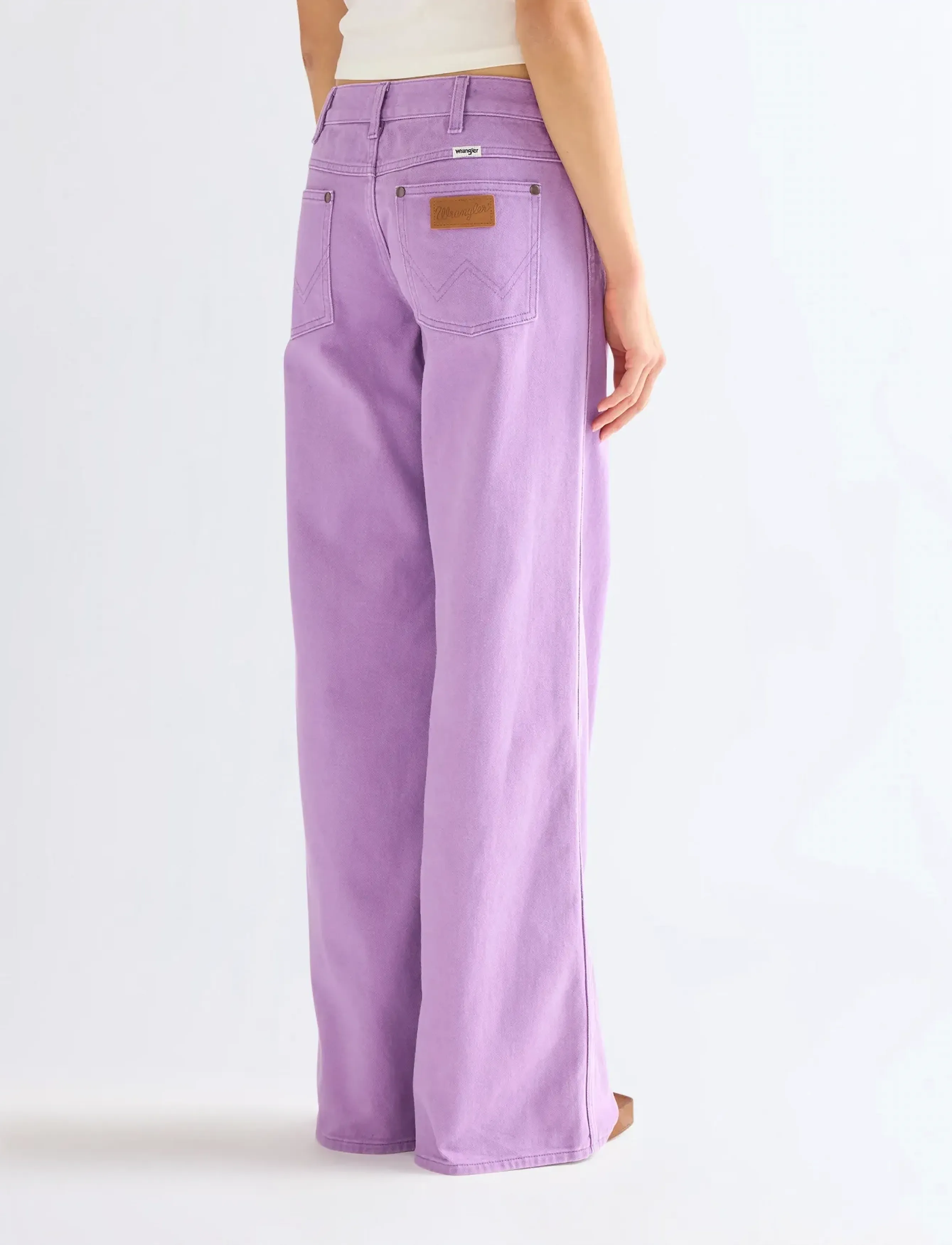 Wrangler - WORLD WIDE - brede jeans - bellflower - 2
