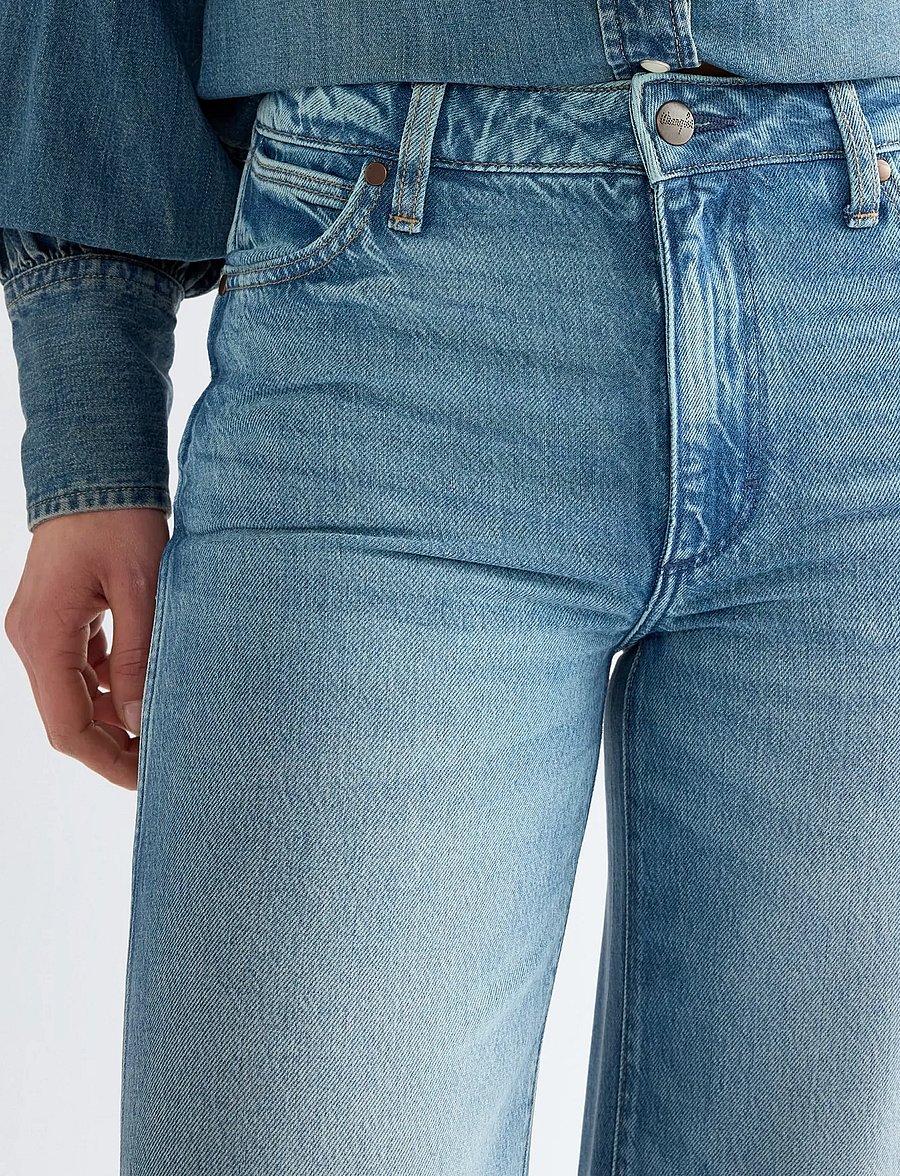 Wrangler - WORLD WIDE - brede jeans - classic fade - 5