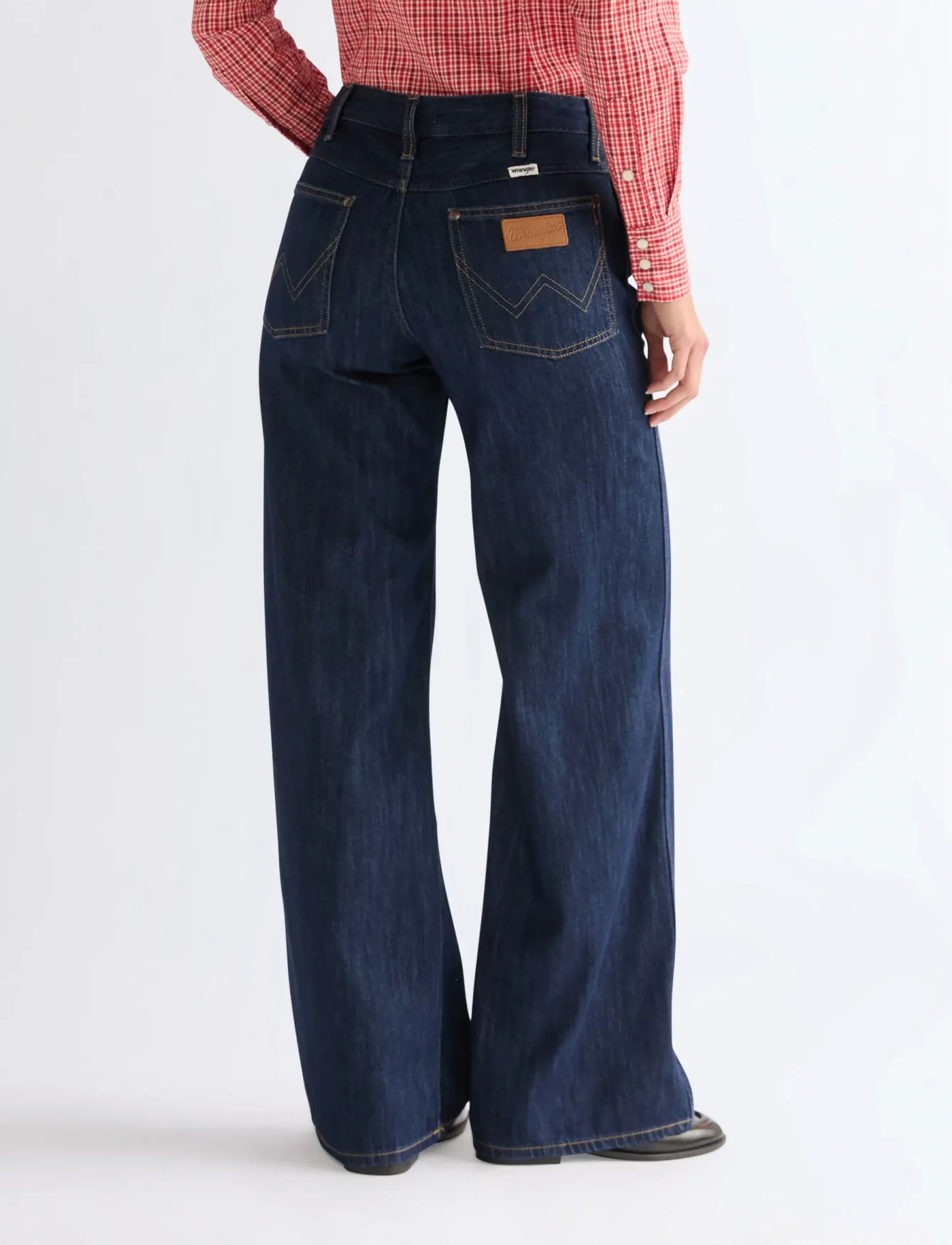 Wrangler - WORLD WIDE - hosen mit weitem bein - denim galaxy - 3