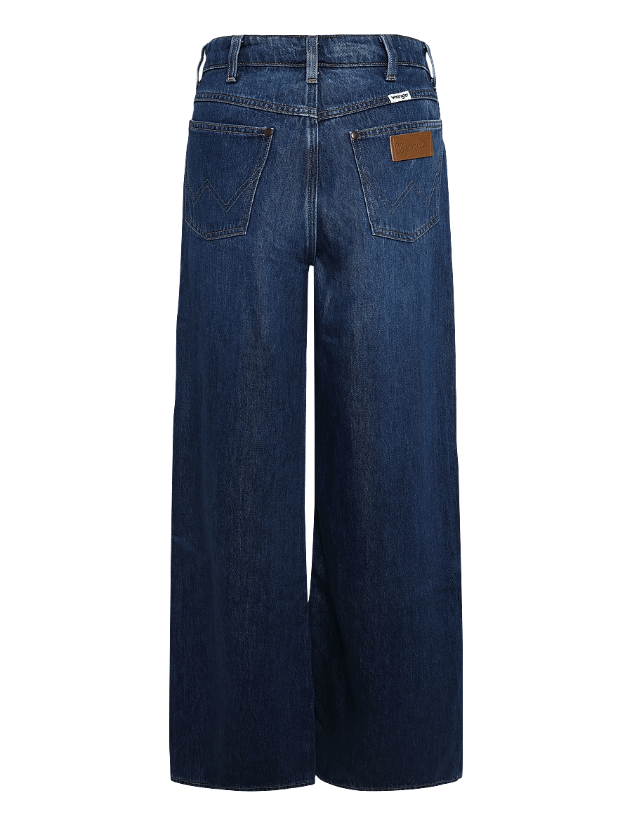 Wrangler - WORLD WIDE - hosen mit weitem bein - eclipse deep - 1