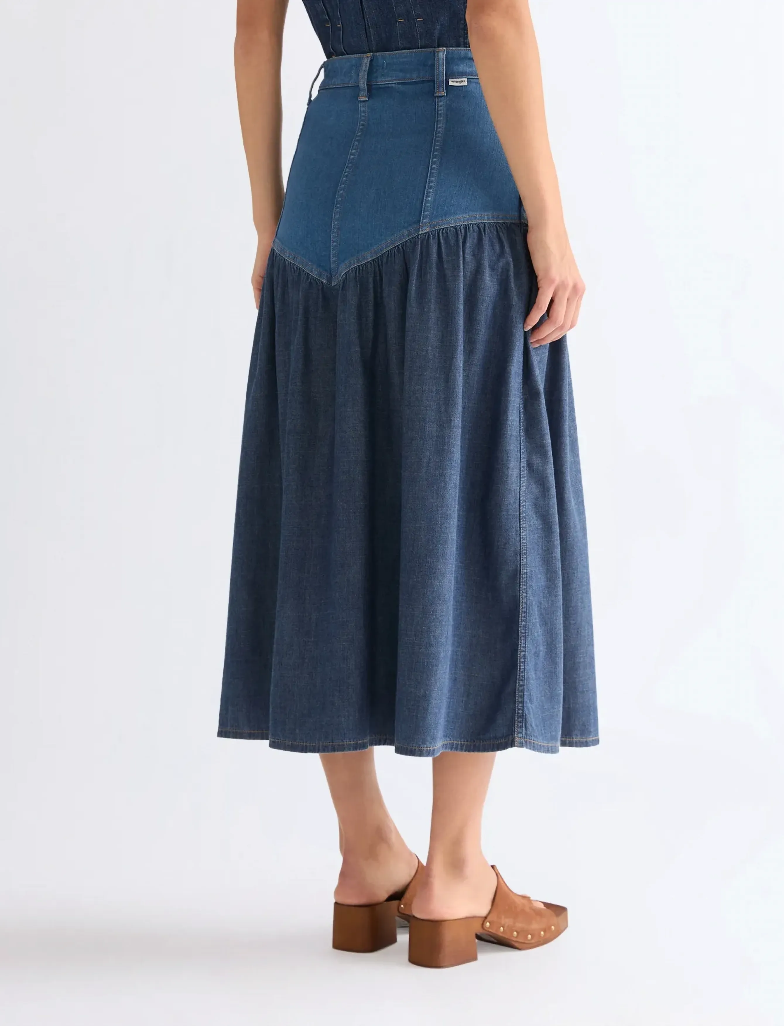 Wrangler - BASQUE WAIST SKIRT - lone rider - 2