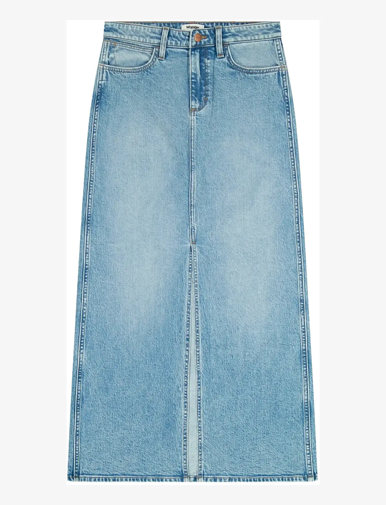 Wrangler - MAXI SKIRT - denimnederdele - bubbly - 1