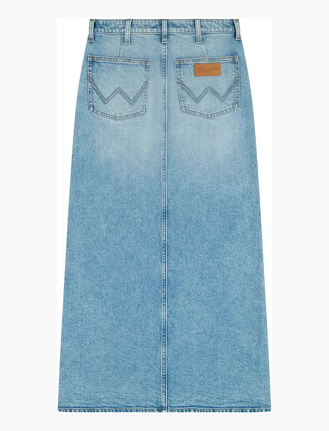 Wrangler - MAXI SKIRT - denimnederdele - bubbly - 2