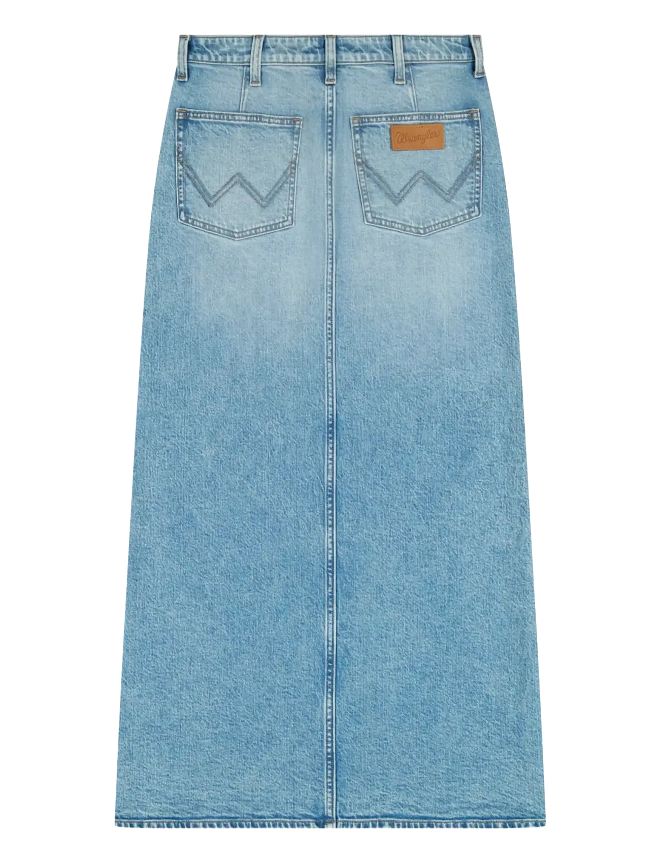 Wrangler - MAXI SKIRT - jeanskjolar - bubbly - 2