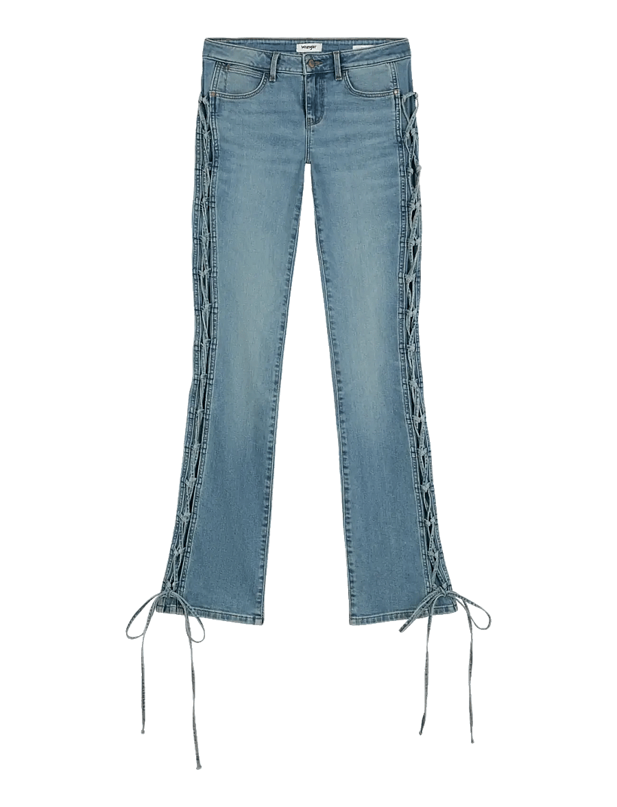 Wrangler - LOW RISE LACE UP BOOT - bootcut jeans - wild mustang - 1