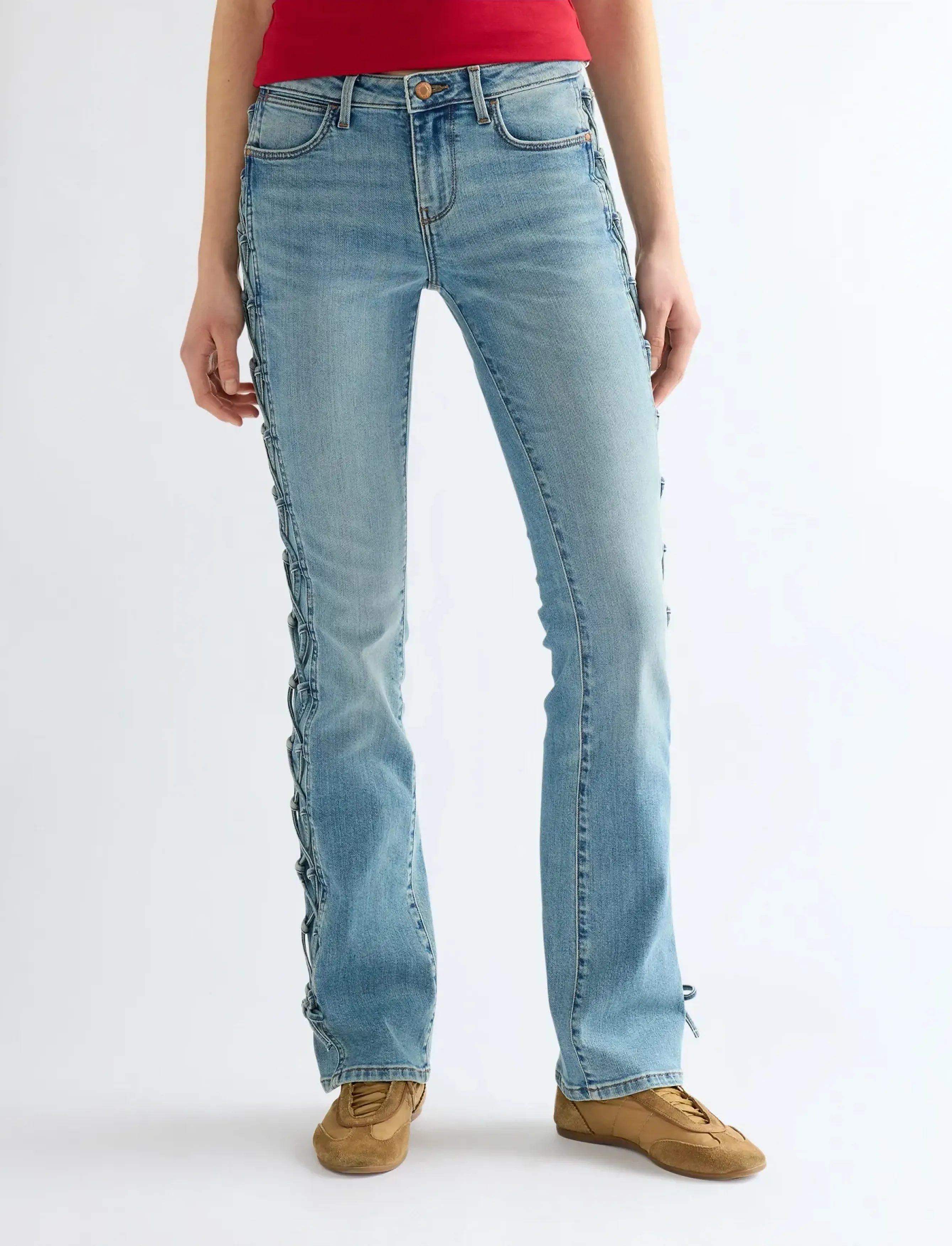 Wrangler LOW RISE LACE UP BOOT - Wrangler - WILD MUSTANG / blue