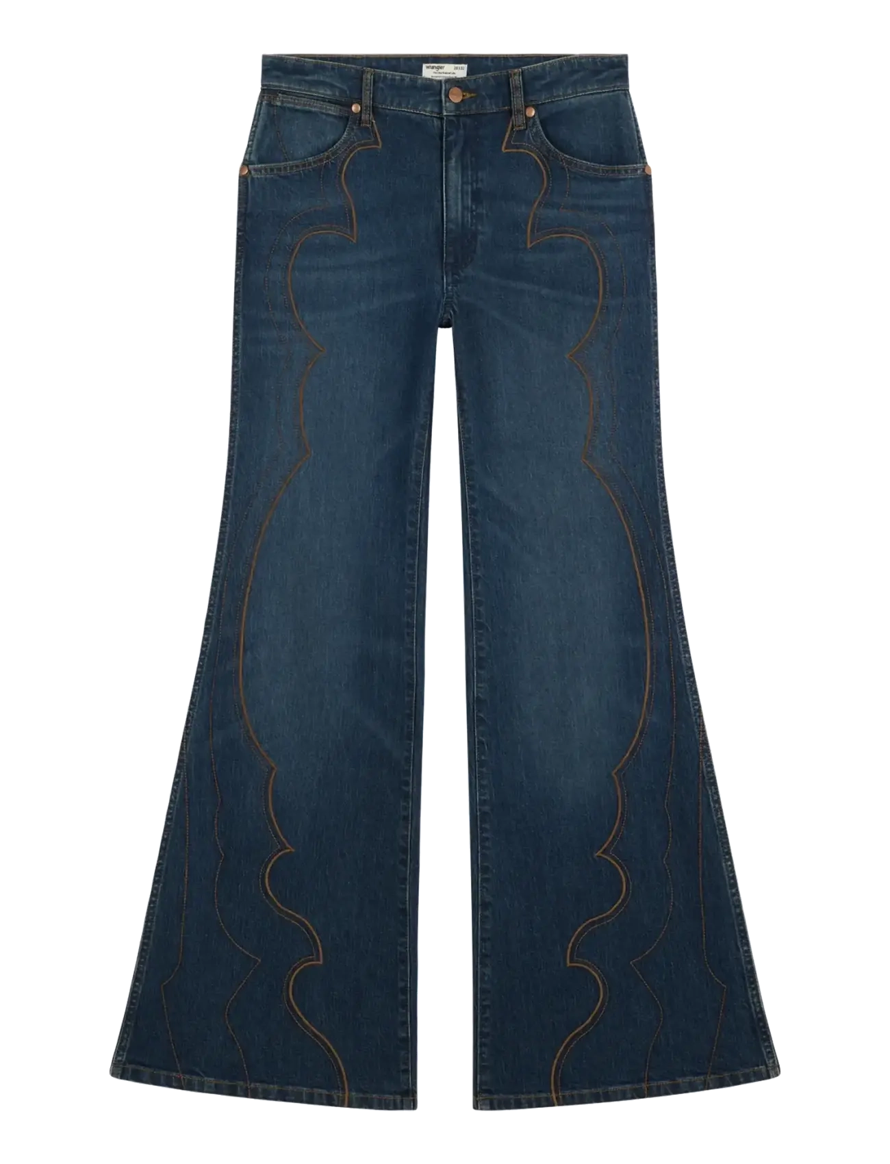 Wrangler - WESTERN 70S FLARE - saloon shadow - 1