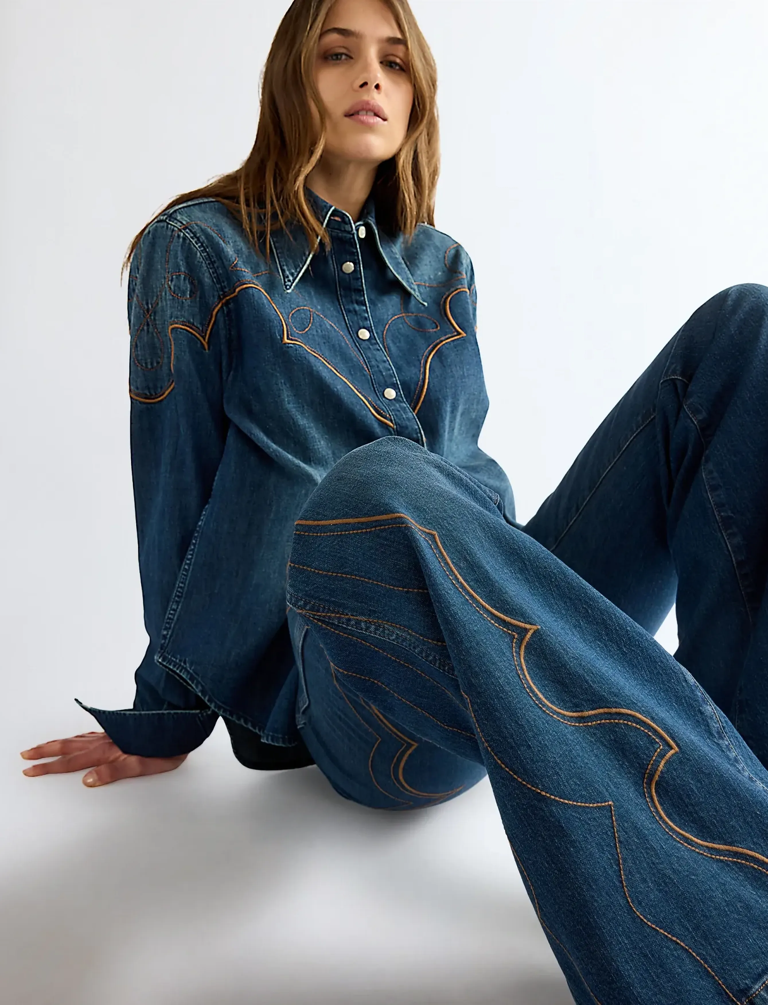 WRANGLER Western 70S Flare jeans dam – bild 6