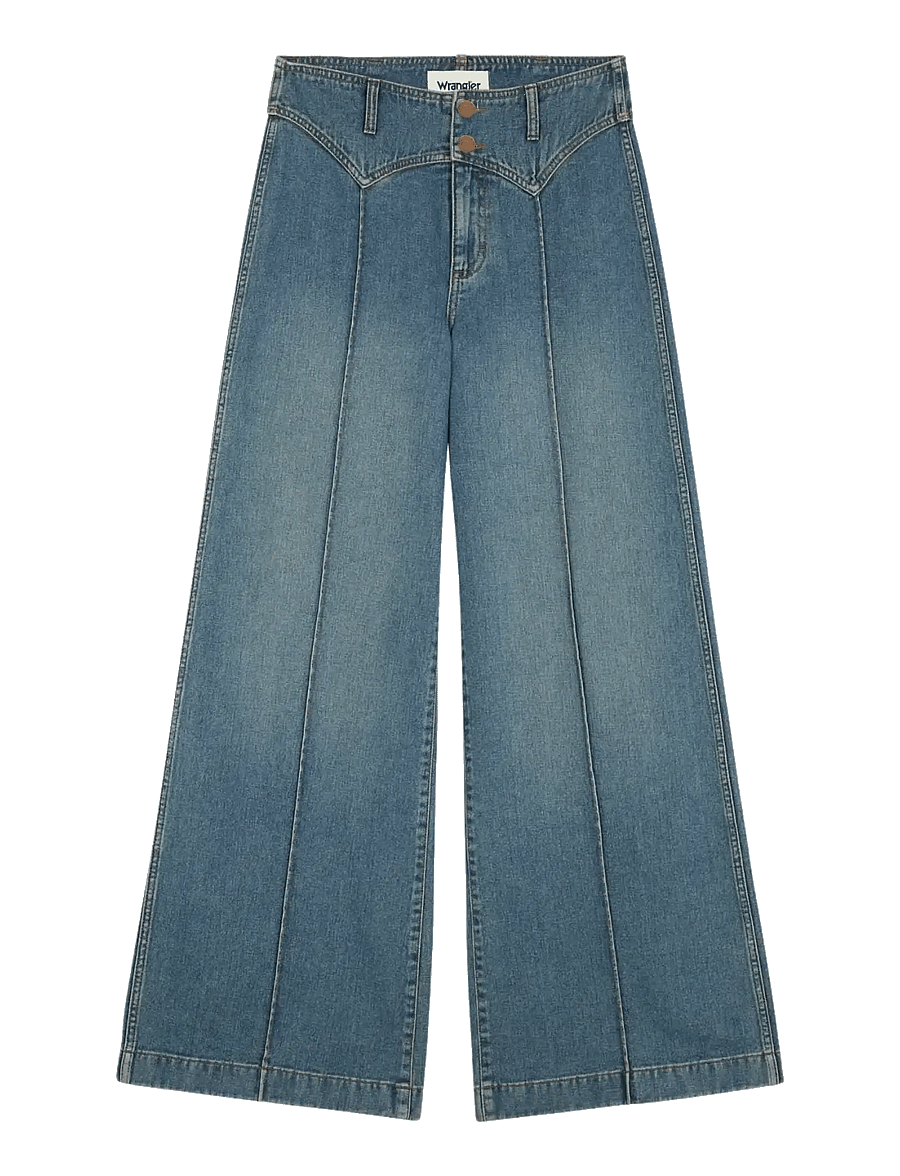 Wrangler - PEAKED YOKE CANYON - laia säärega teksad - worn legacy - 1