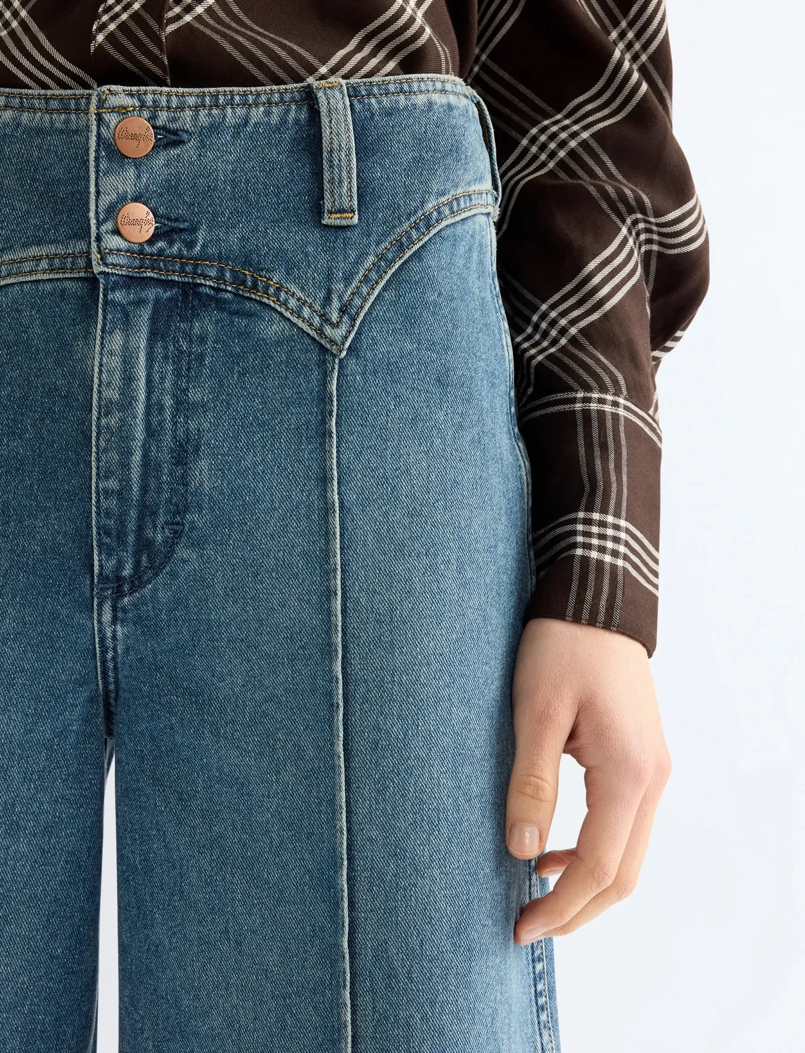 WRANGLER Peaked Yoke Canyon jeans dam – bild 4