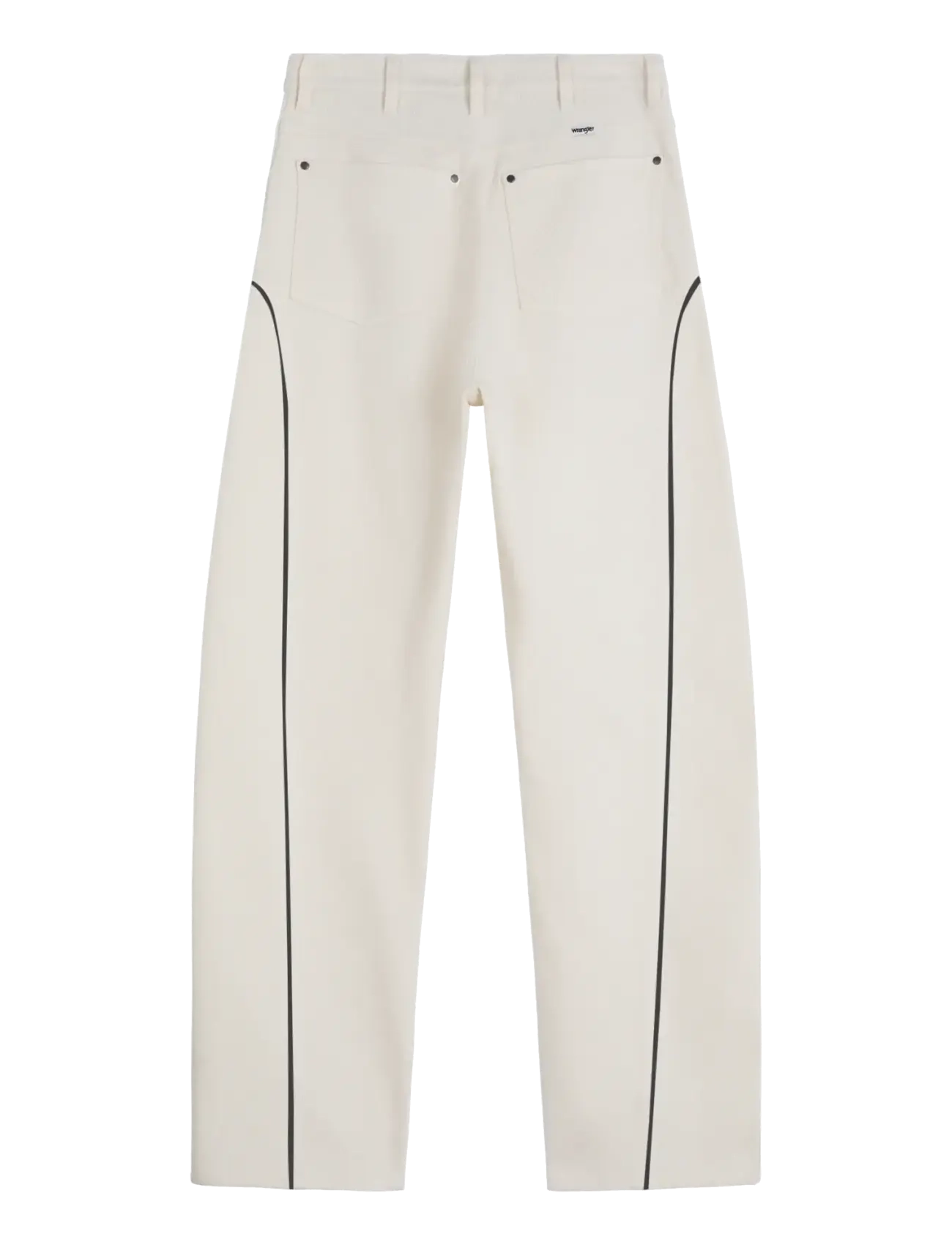 Wrangler - PIPED SLEEK BARREL - barrel jeans - egret - 2