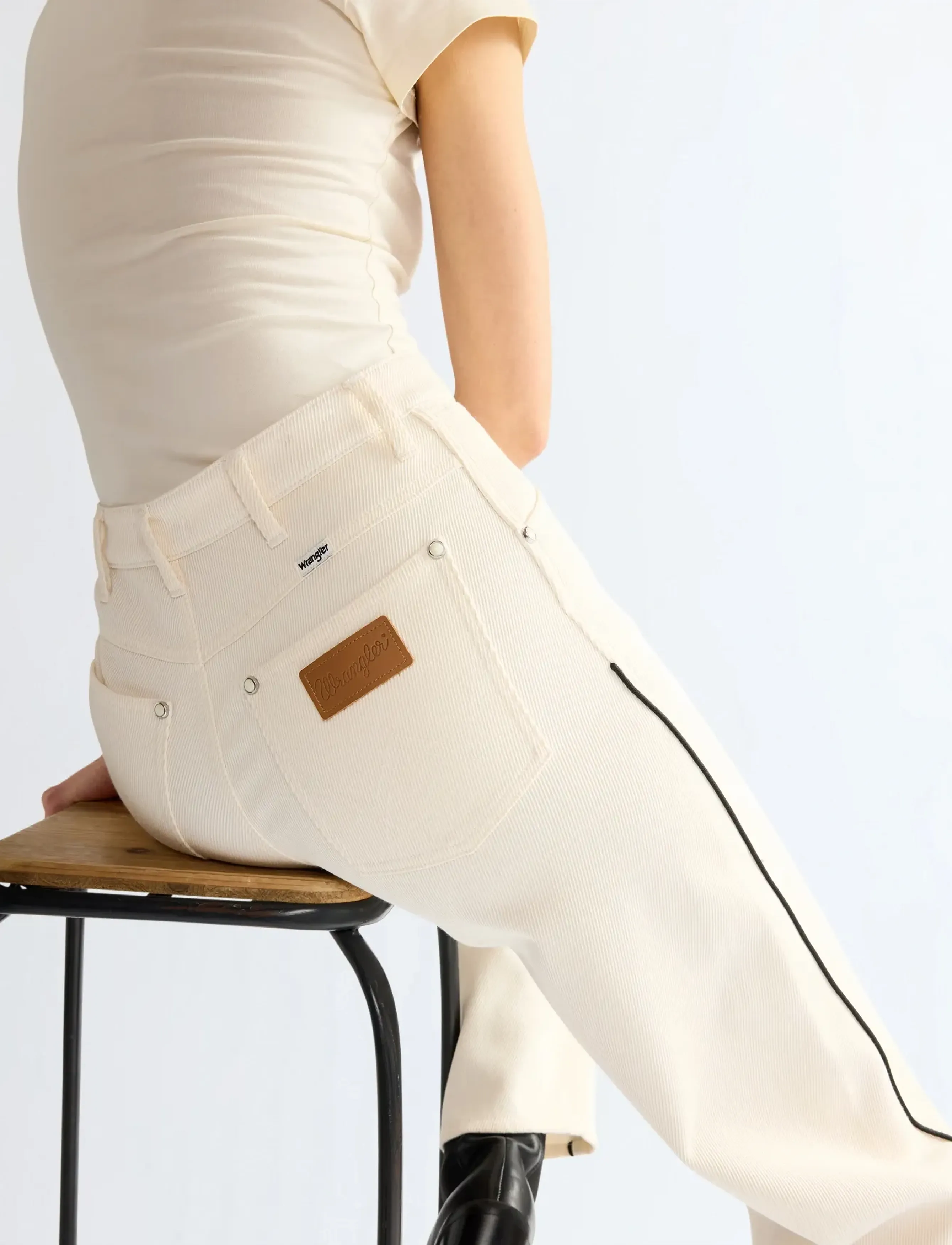 WRANGLER Piped Sleek Barrel jeans dam – bild 5
