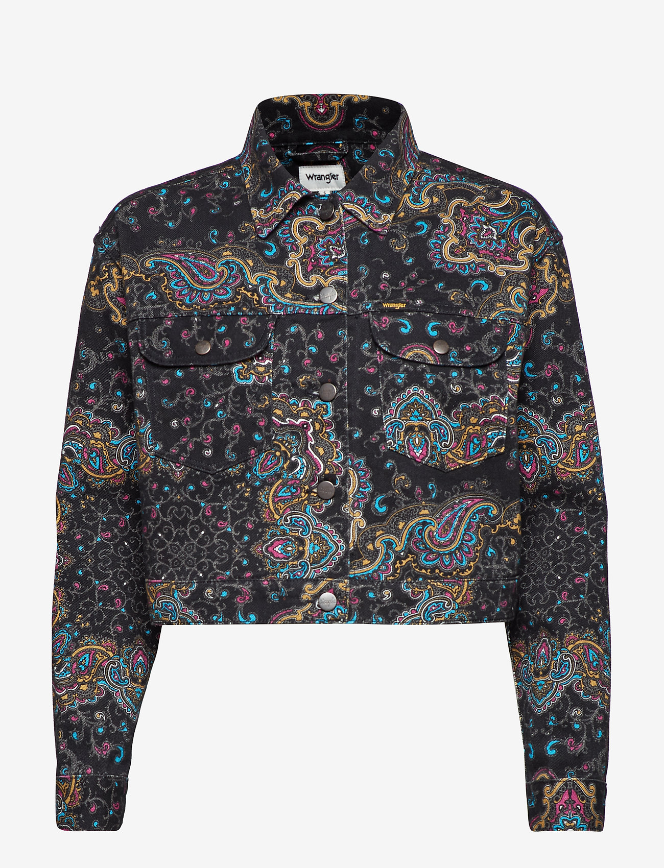 Wrangler - RETRO CROP JACKET - paisley - 0