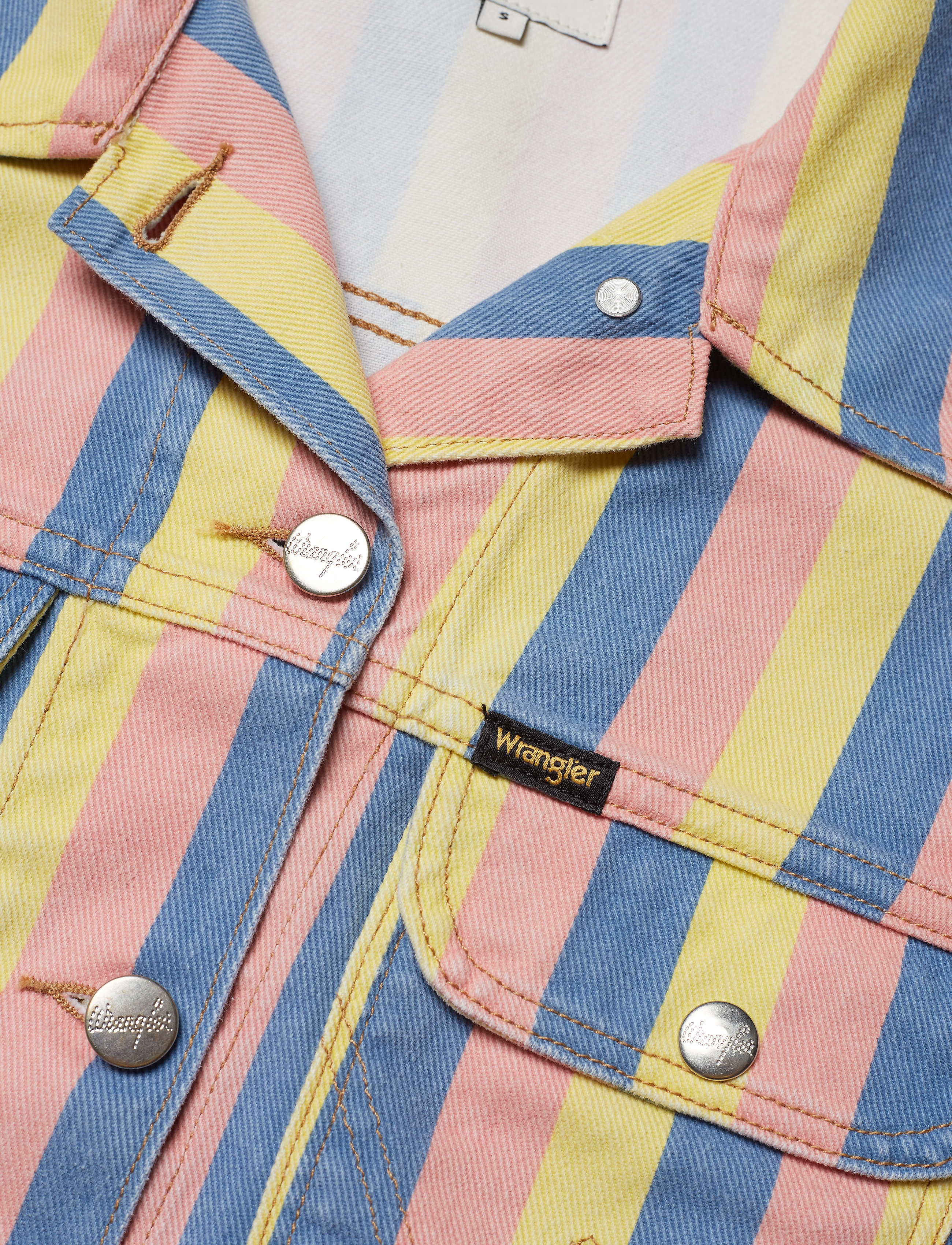 Wrangler - CROPPED JACKET - sunny stripes - 2