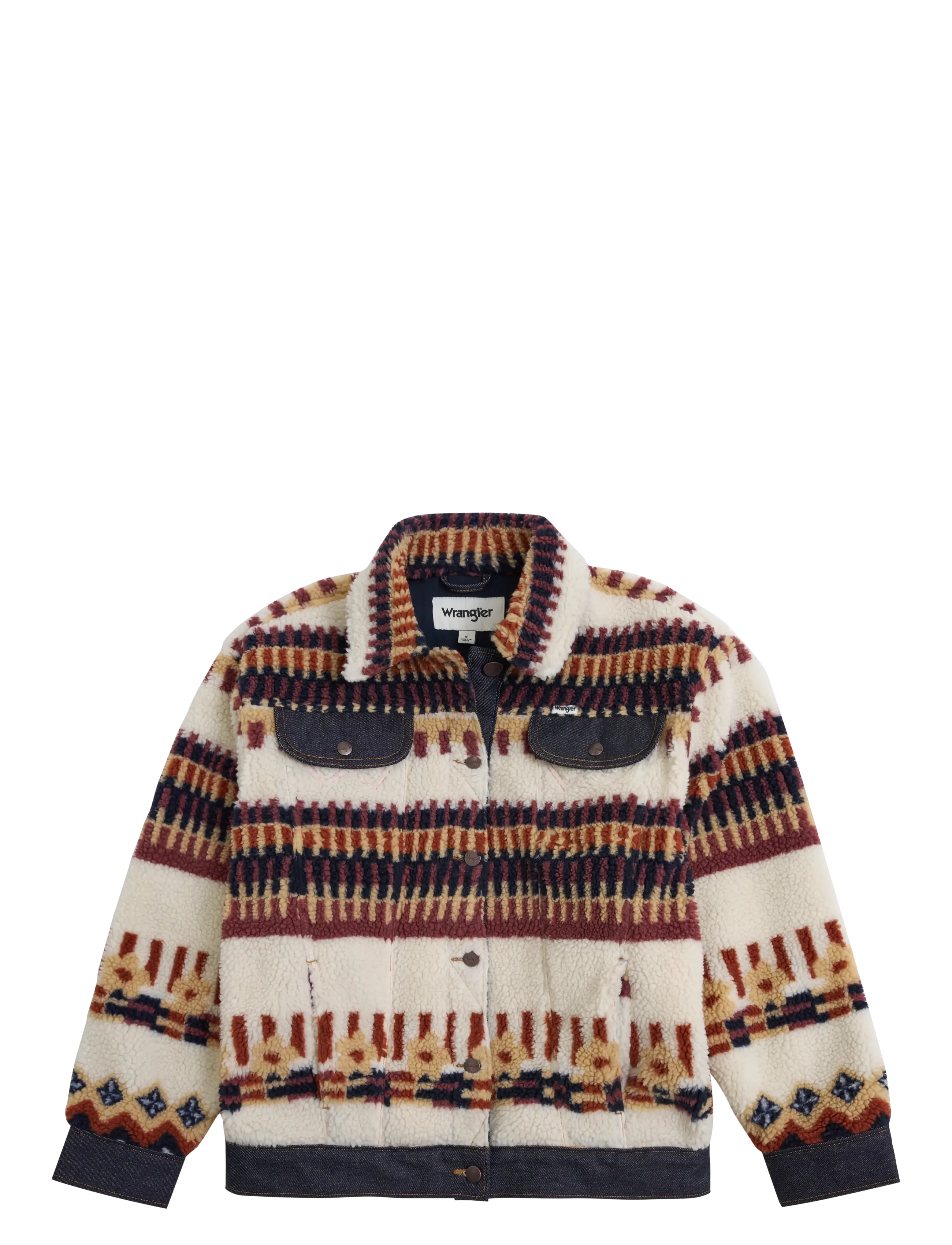 Wrangler - SHERPA TRUCKER - fun fairisle - 1