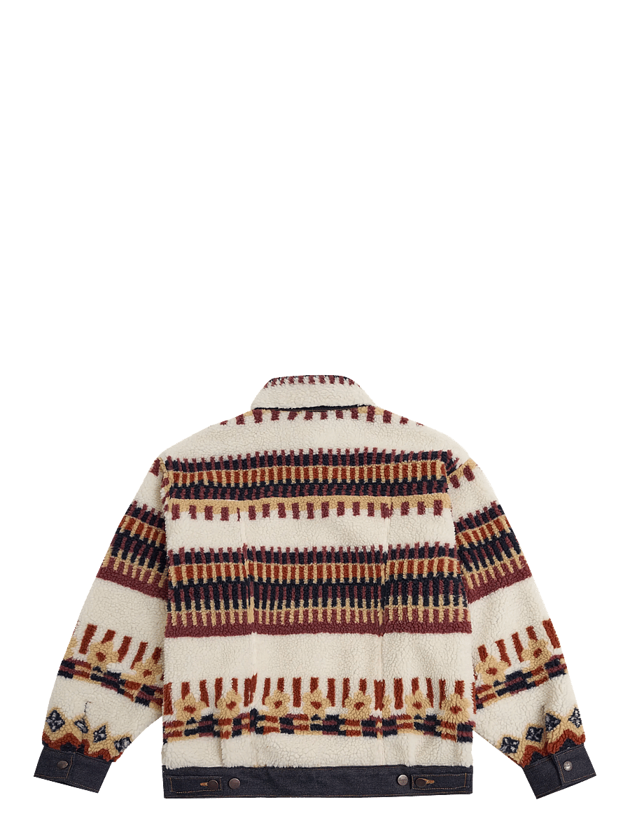 Wrangler - SHERPA TRUCKER - kunstpelz - fun fairisle - 2