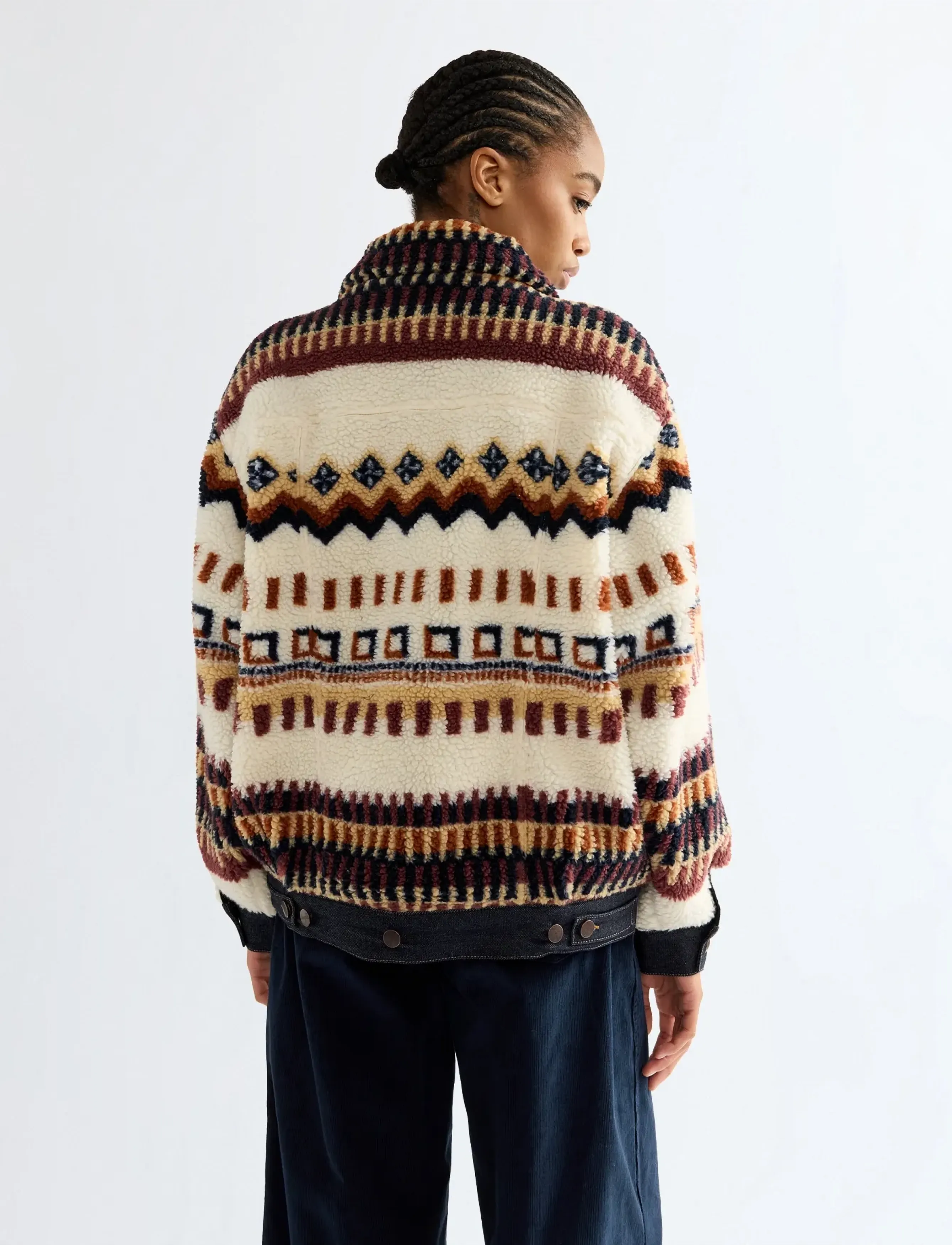 Wrangler - SHERPA TRUCKER - fun fairisle - 4