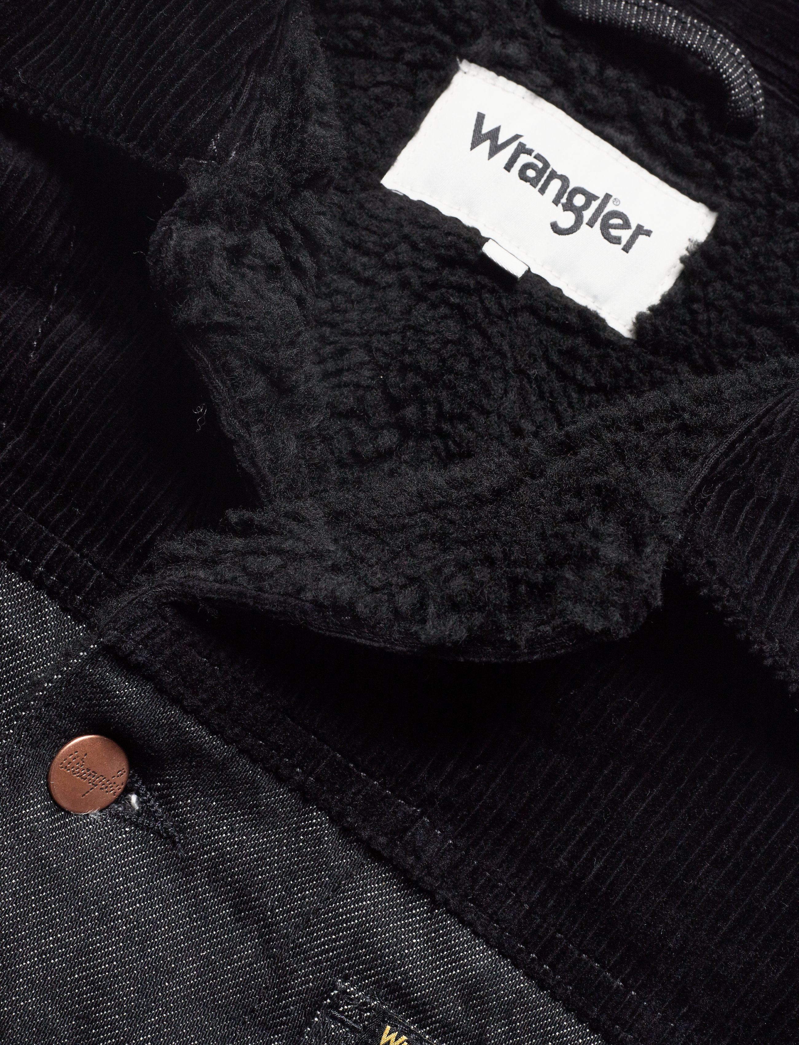 Wrangler - SHERPA JACKET BLACK - black - 2