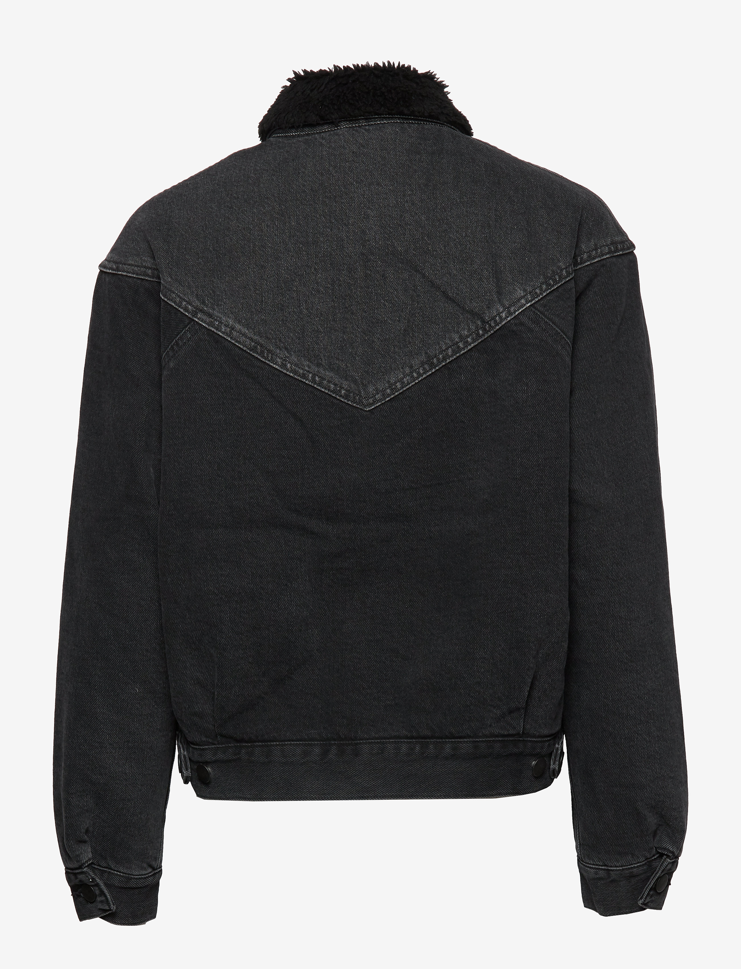 Wrangler - 80´S SHERPA JKT BLACK STONE - black stone - 1