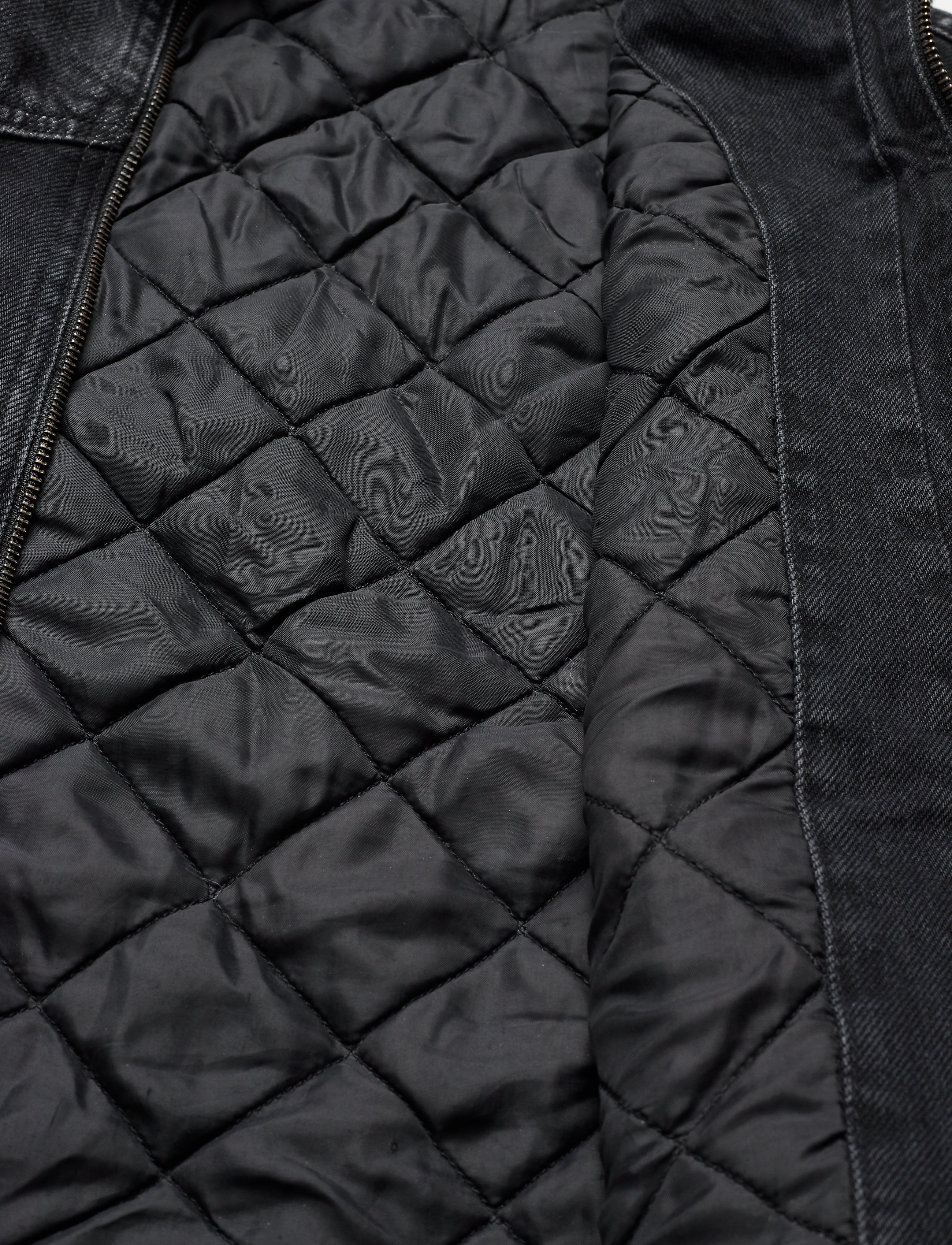 Wrangler - 80´S SHERPA JKT BLACK STONE - black stone - 4