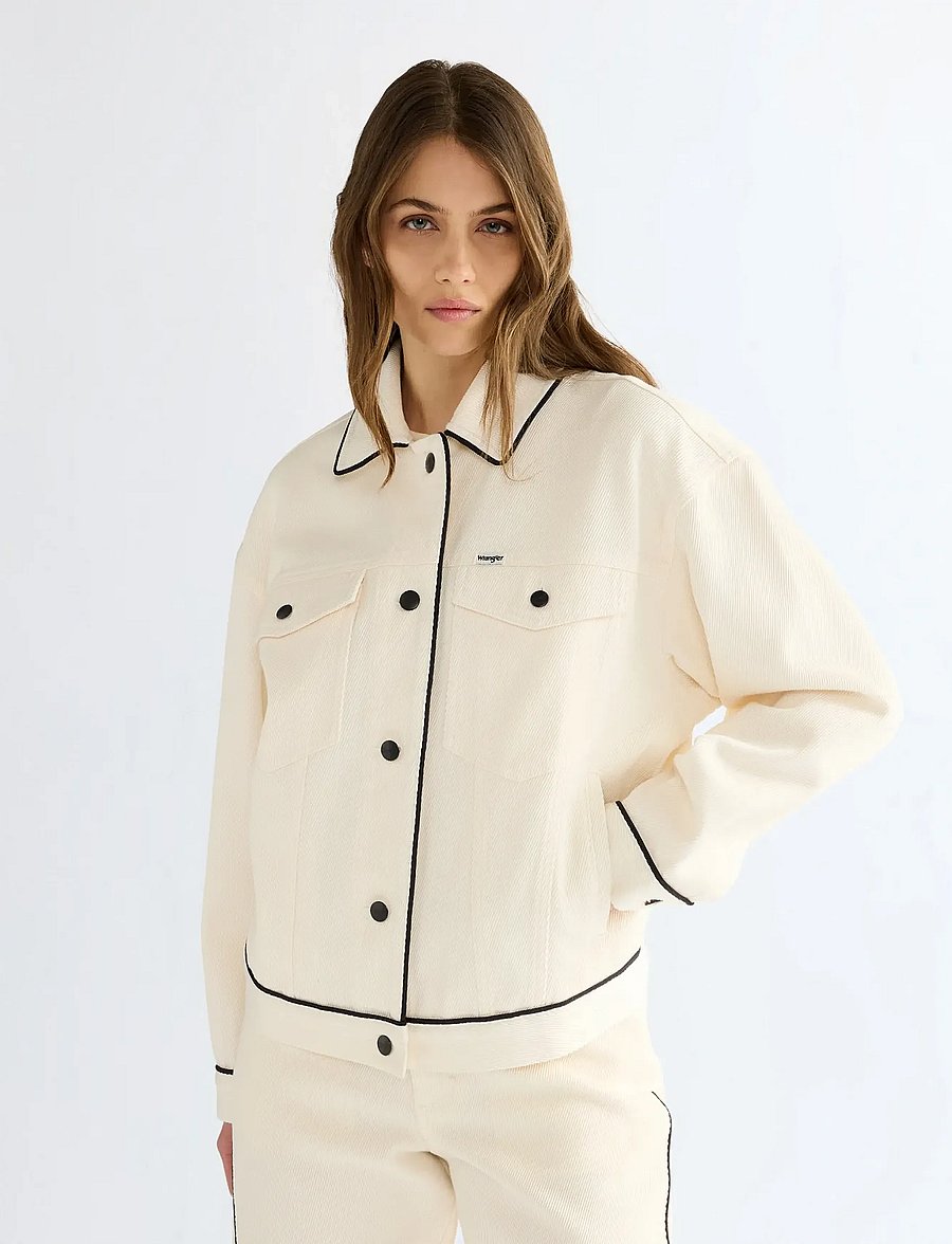 Wrangler - COWGIRL JACKET - frühlingsjacken - egret - 0