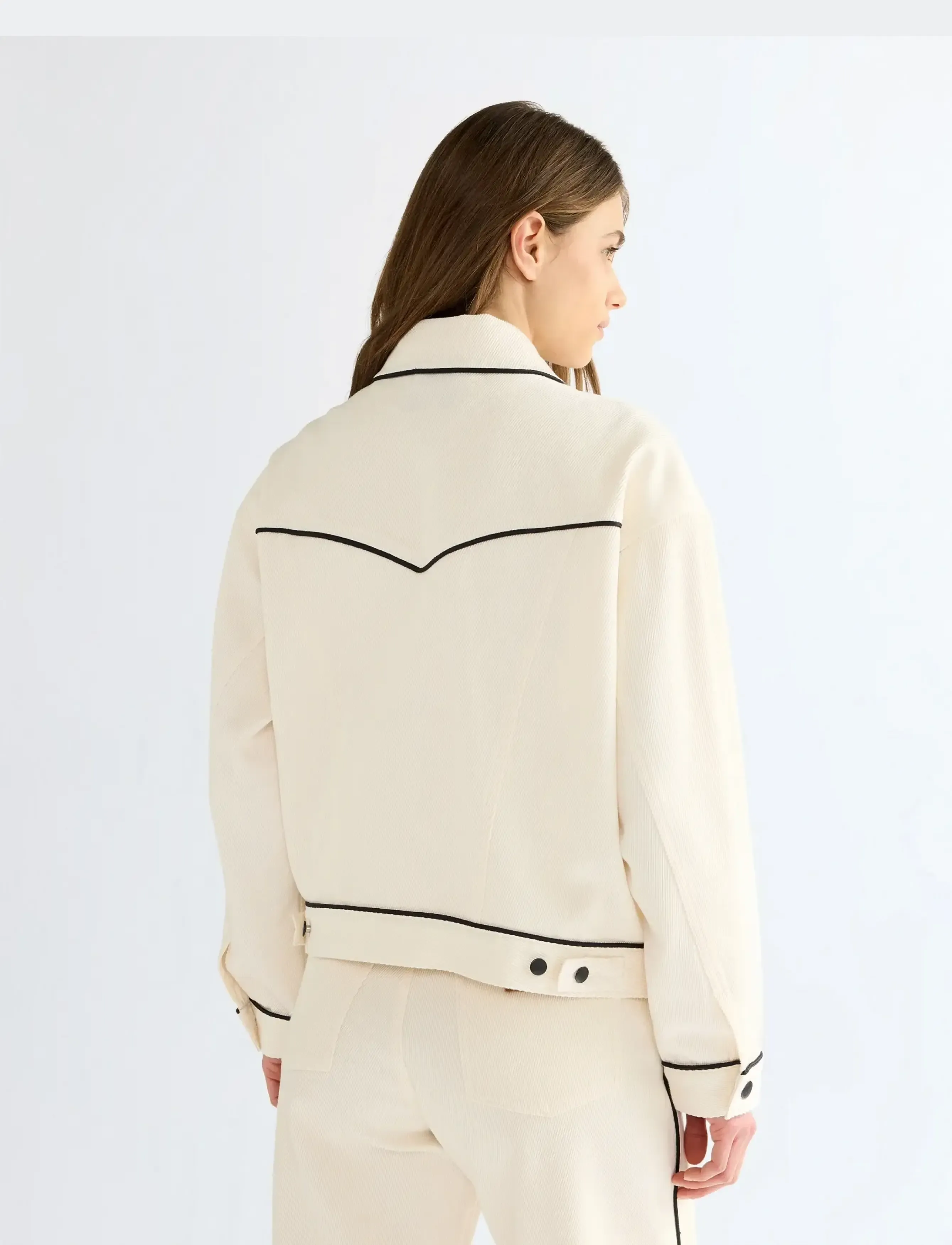 Wrangler - COWGIRL JACKET - vårjackor - egret - 4