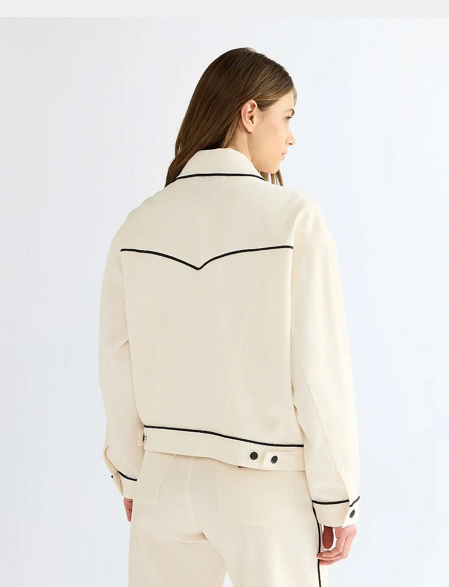 Wrangler - COWGIRL JACKET - frühlingsjacken - egret - 4