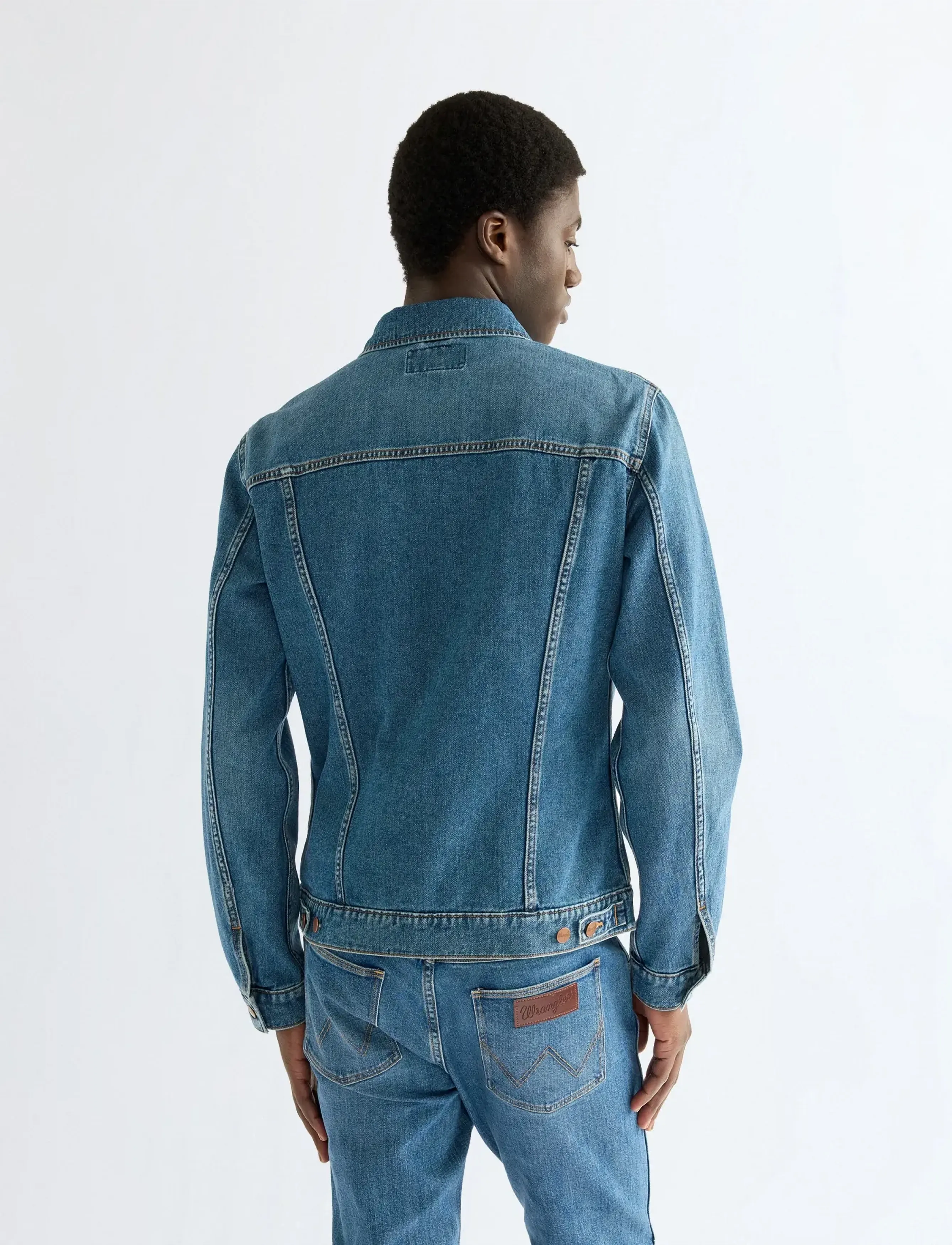 Wrangler - DENIM JACKET - teksatagid - halo - 4
