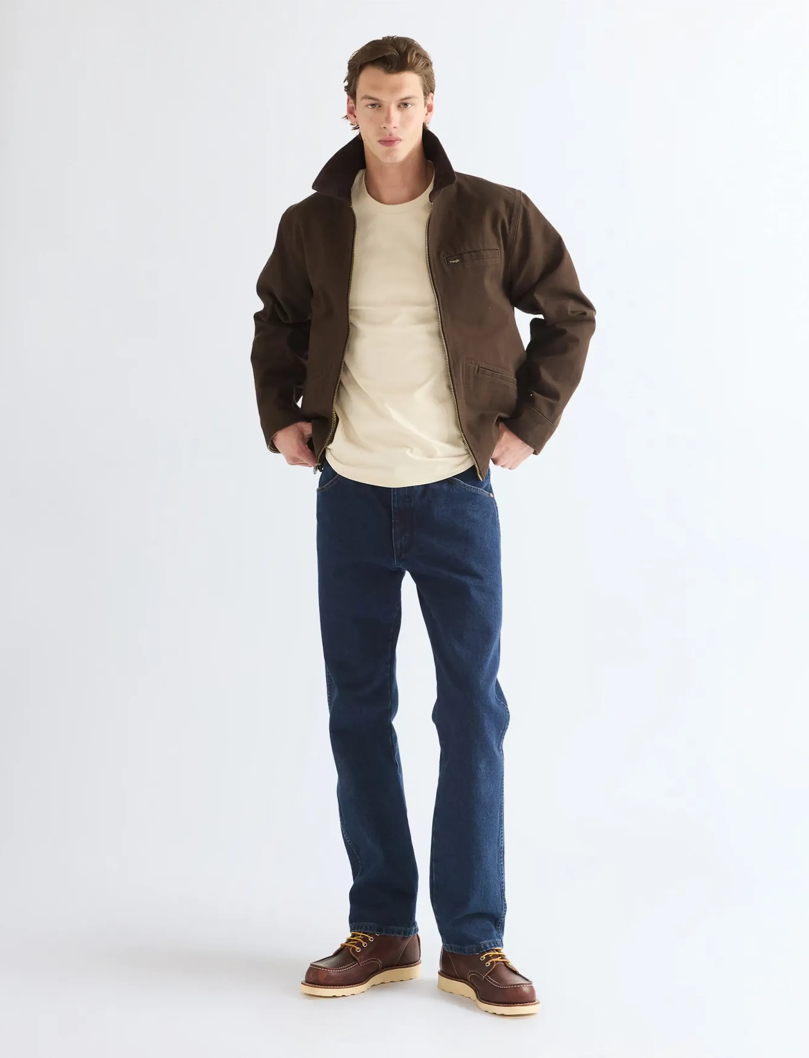 Wrangler - UTILITY JACKET - chocolate torte - 3
