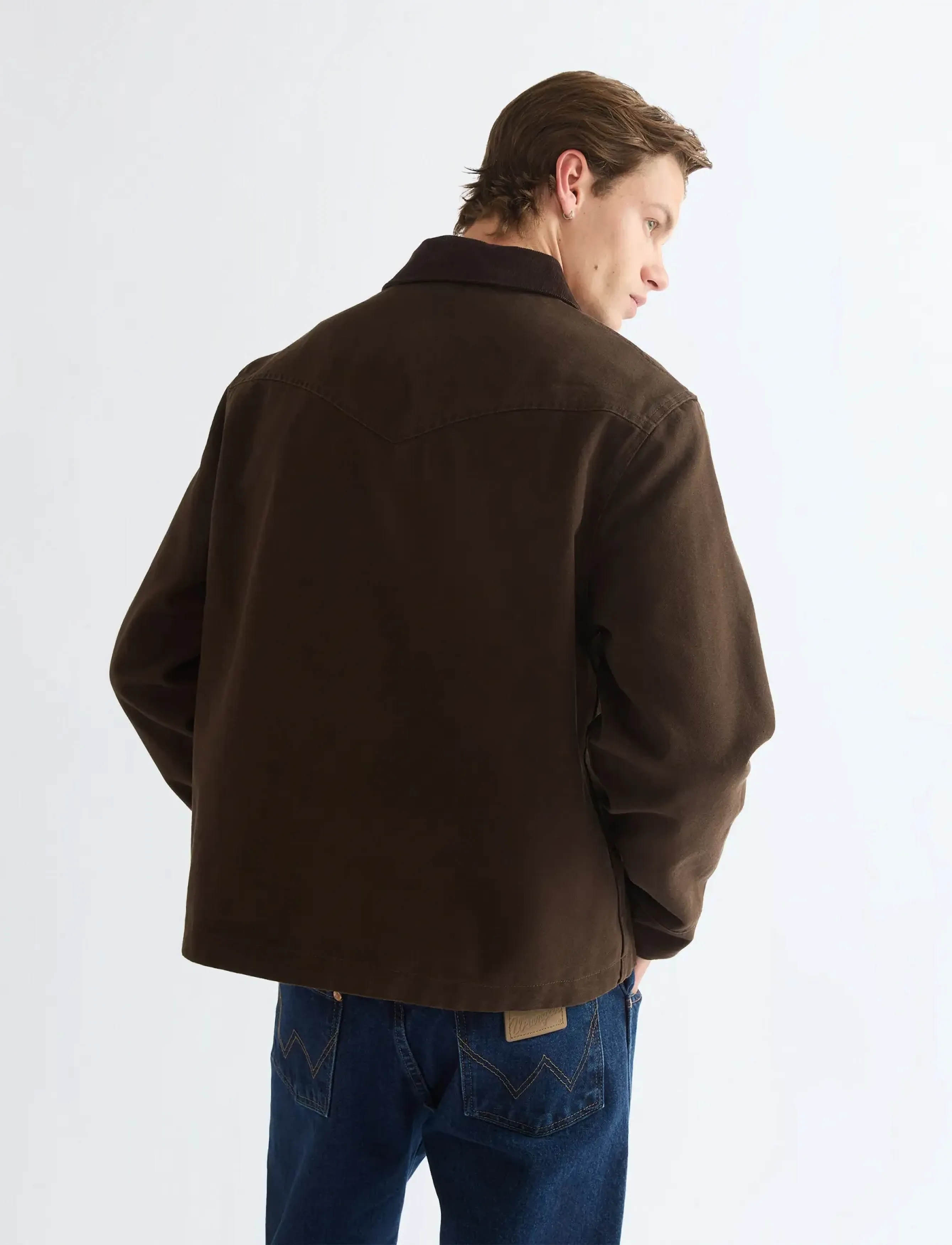 Wrangler - UTILITY JACKET - chocolate torte - 4