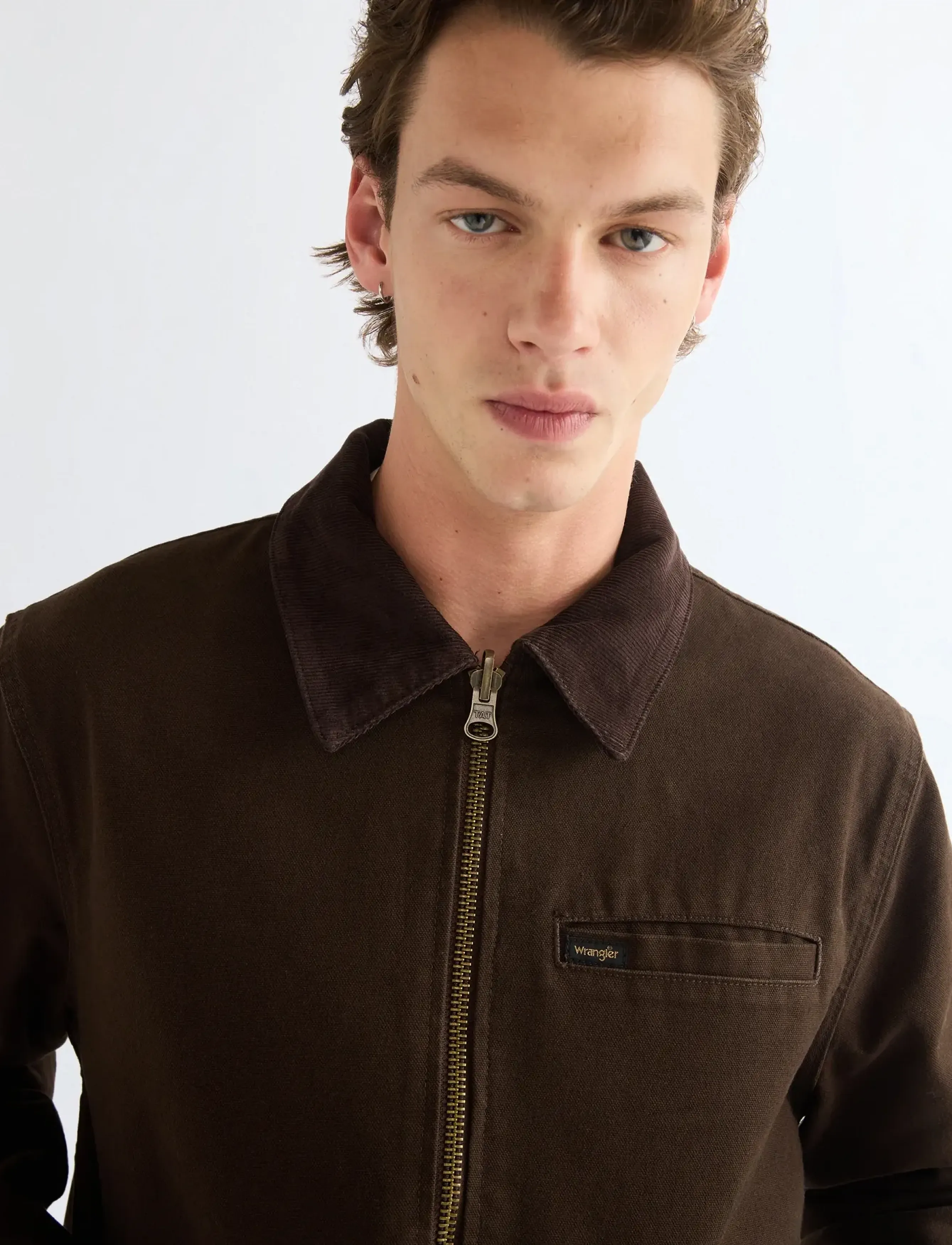 Wrangler - UTILITY JACKET - chocolate torte - 5