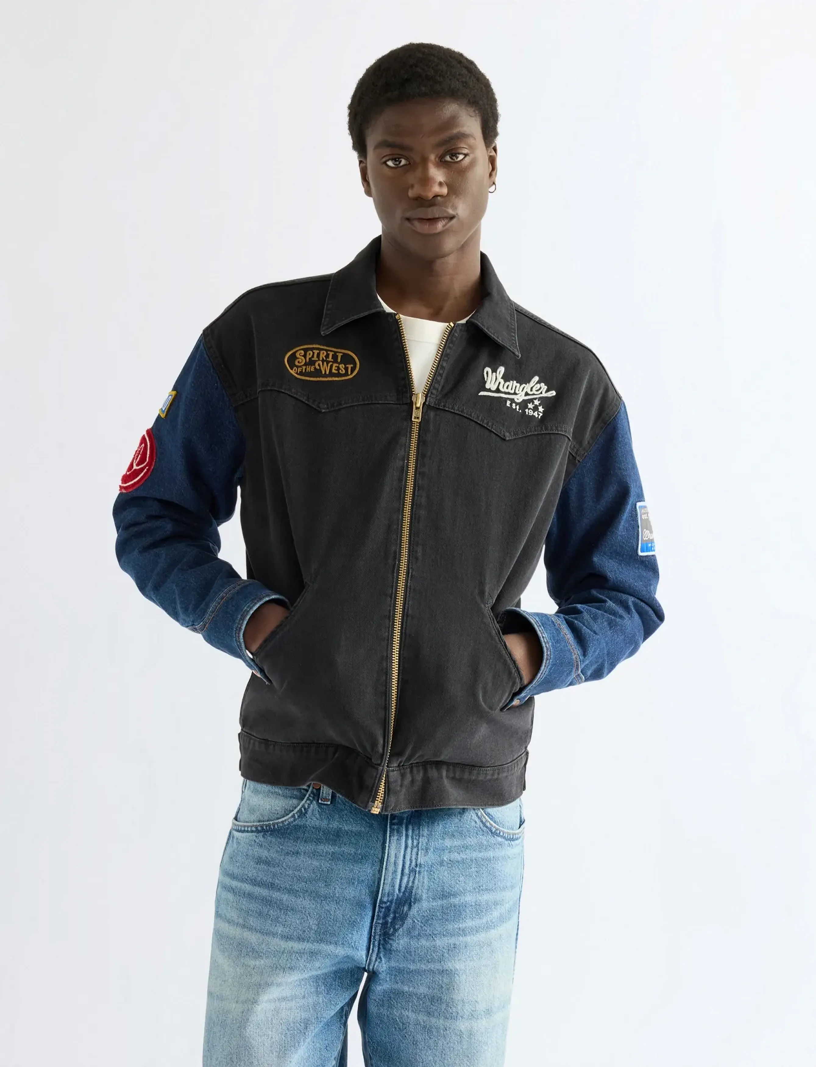 Wrangler TRAILRIDER JACKET - Üleriided - MORNING WASH / black