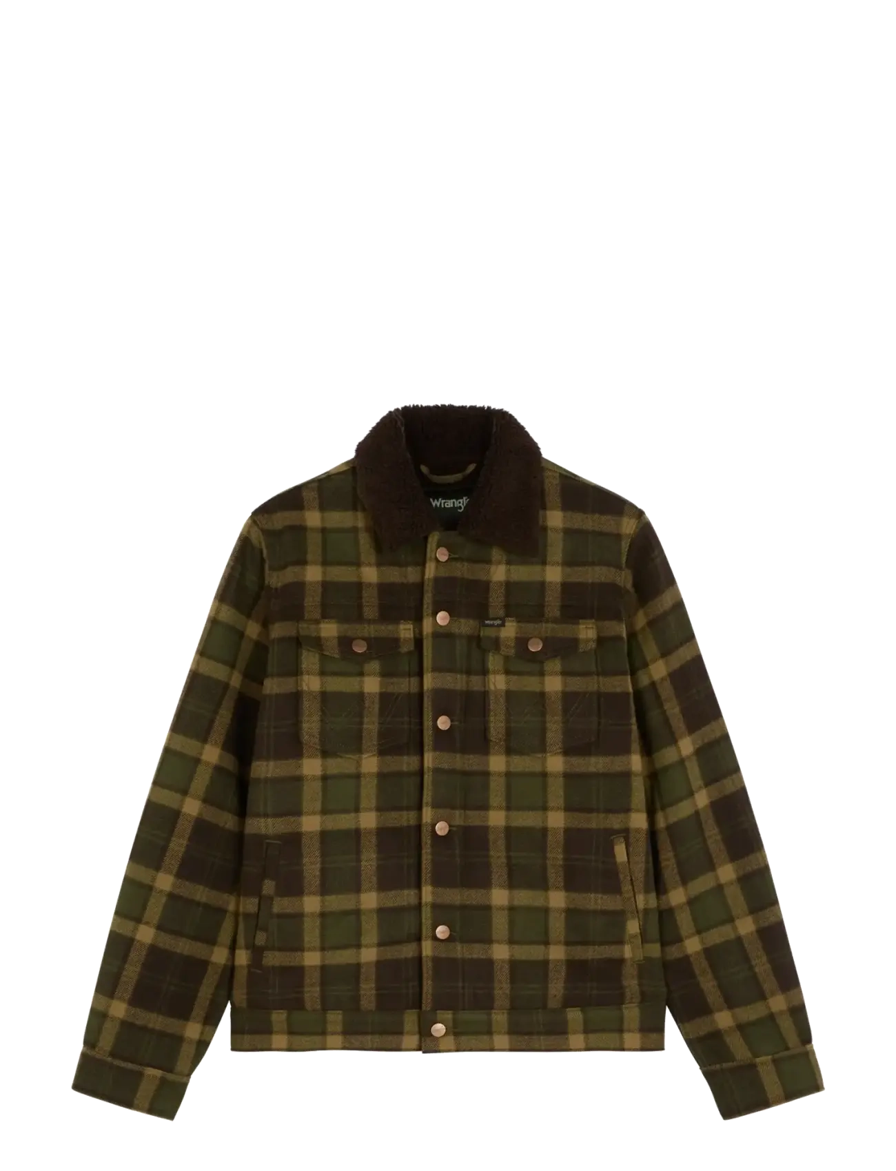 Wrangler - WOOL TRUCKER - olive - 1