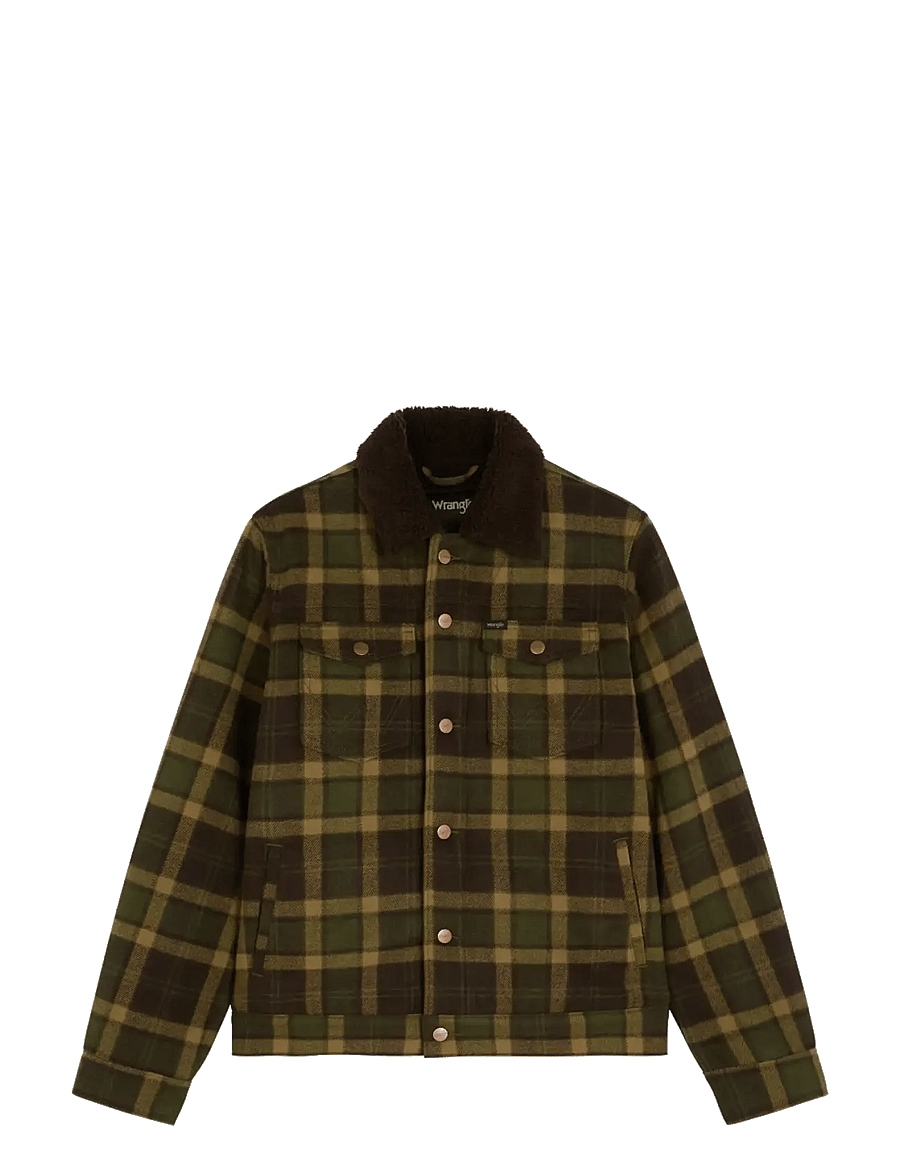 Wrangler - WOOL TRUCKER - joped - olive - 1