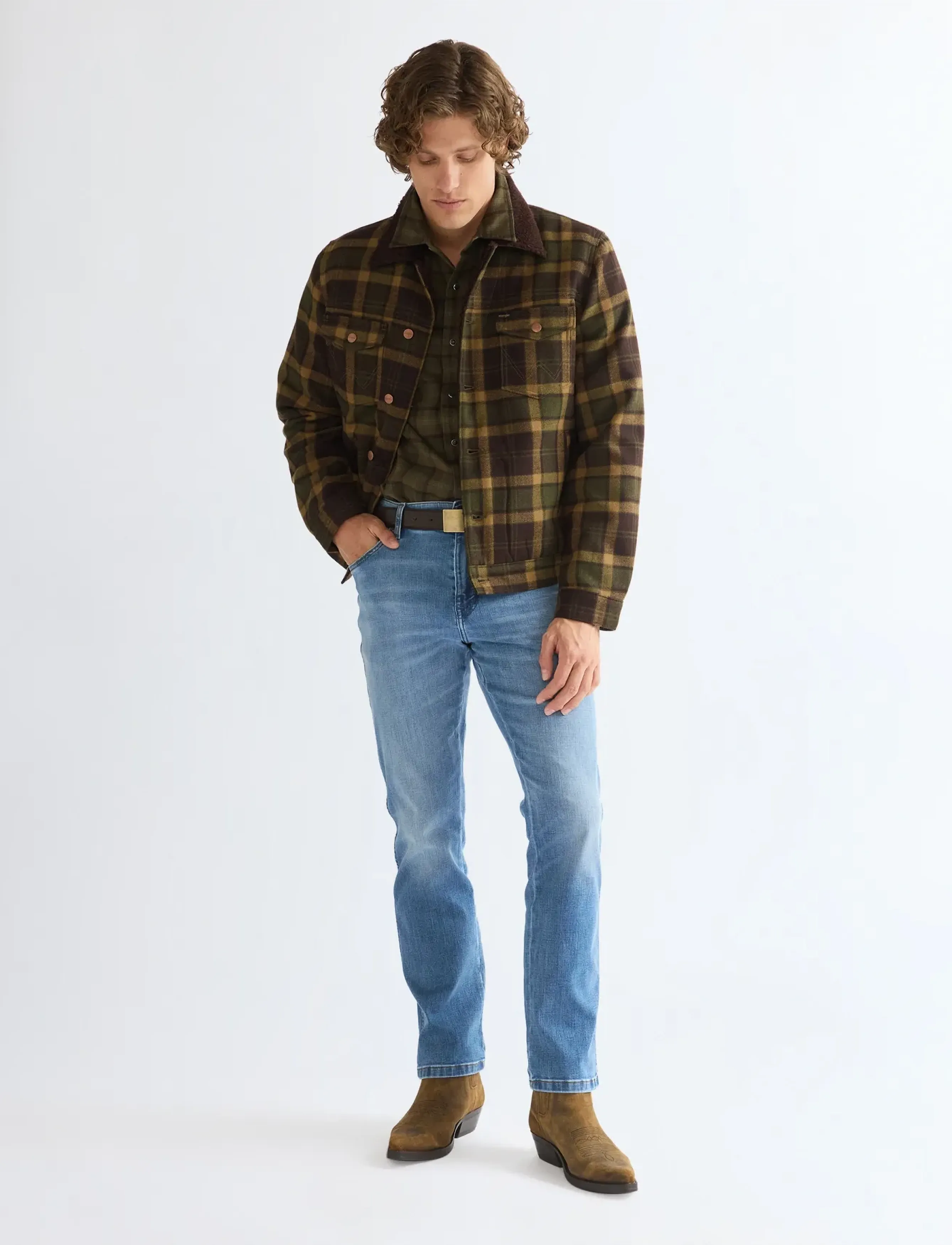 Wrangler - WOOL TRUCKER - olive - 3