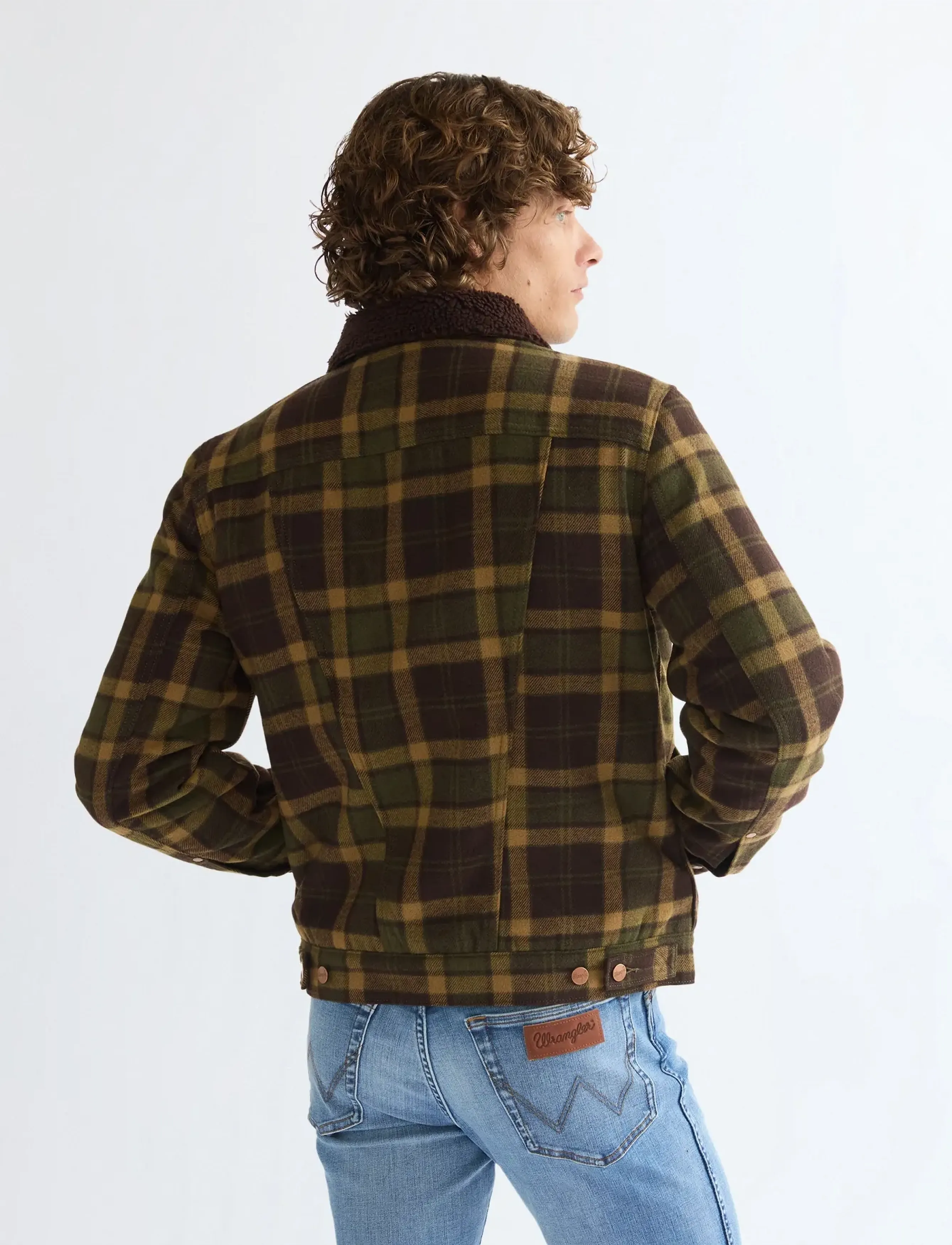 Wrangler - WOOL TRUCKER - olive - 4