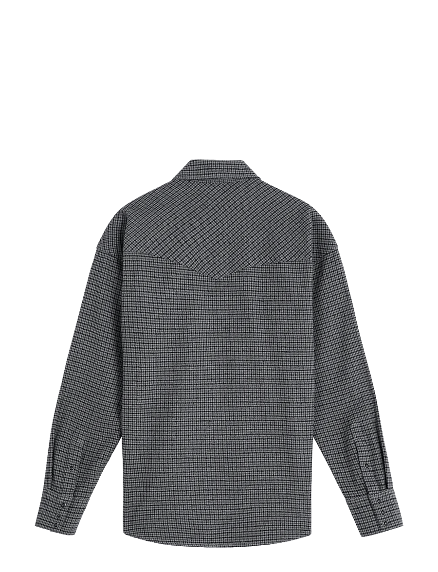 Wrangler - WESTERN SHIRT - black heather - 2