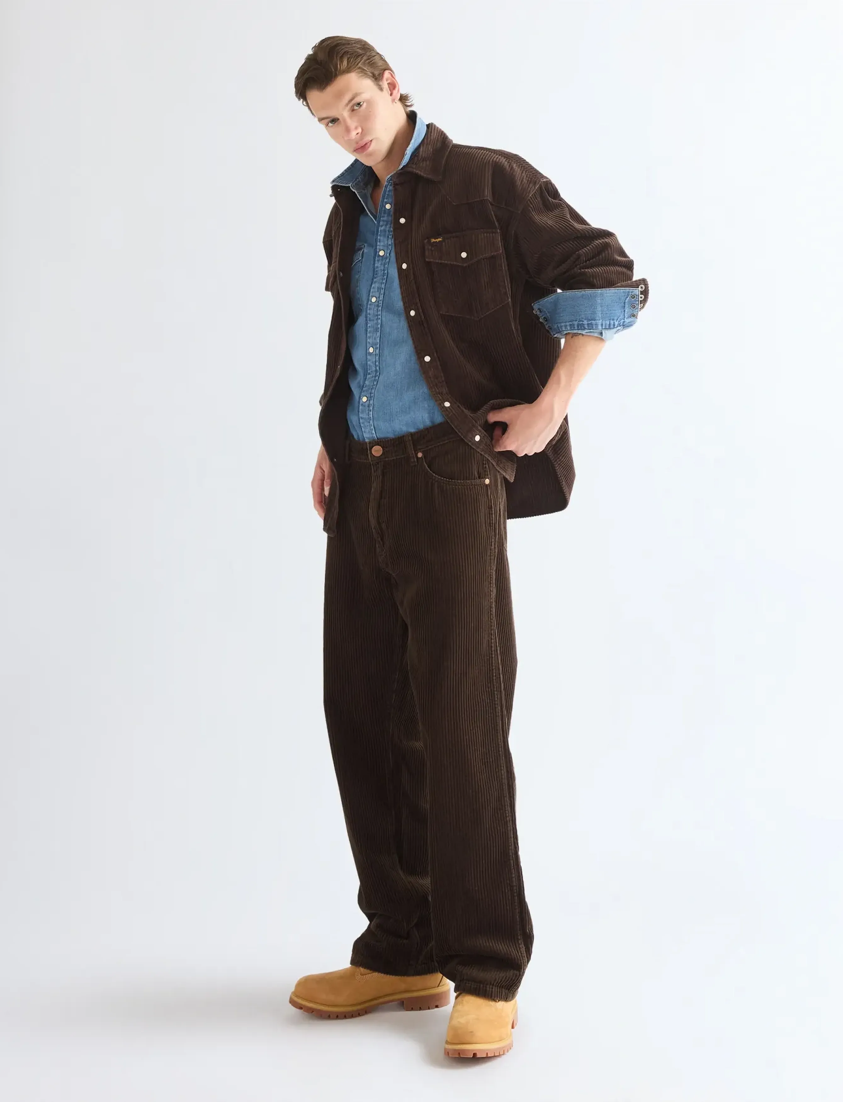 Wrangler - WESTERN SHIRT - mønstrede skjorter - coffee - 3