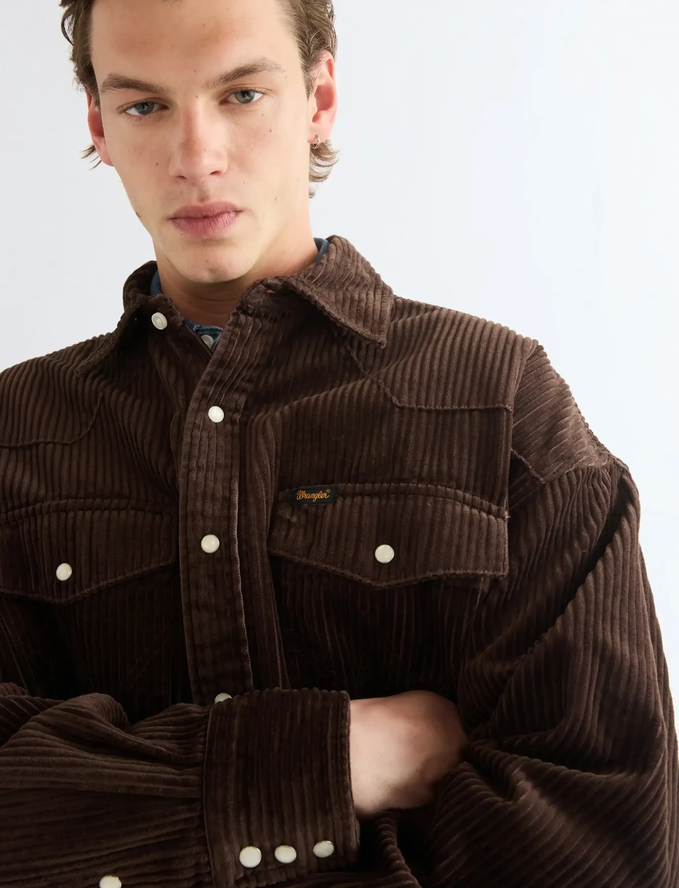 Wrangler - WESTERN SHIRT - mønstrede skjorter - coffee - 5