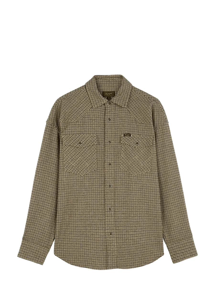 Wrangler - WESTERN SHIRT - ternede skjorter - mojave heather - 1