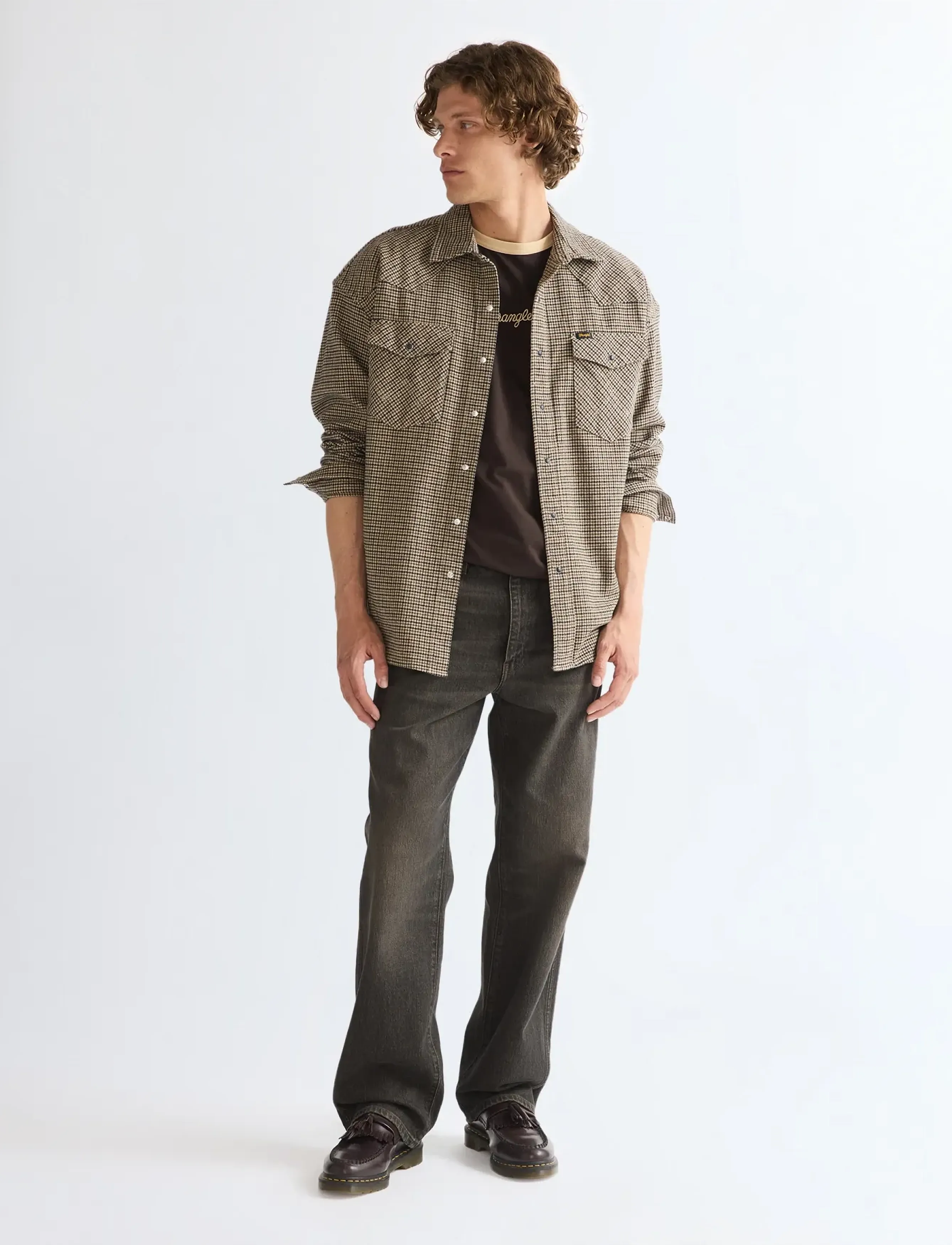 Wrangler - WESTERN SHIRT - ternede skjorter - mojave heather - 3
