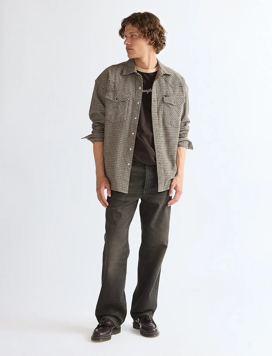 Wrangler - WESTERN SHIRT - ternede skjorter - mojave heather - 3