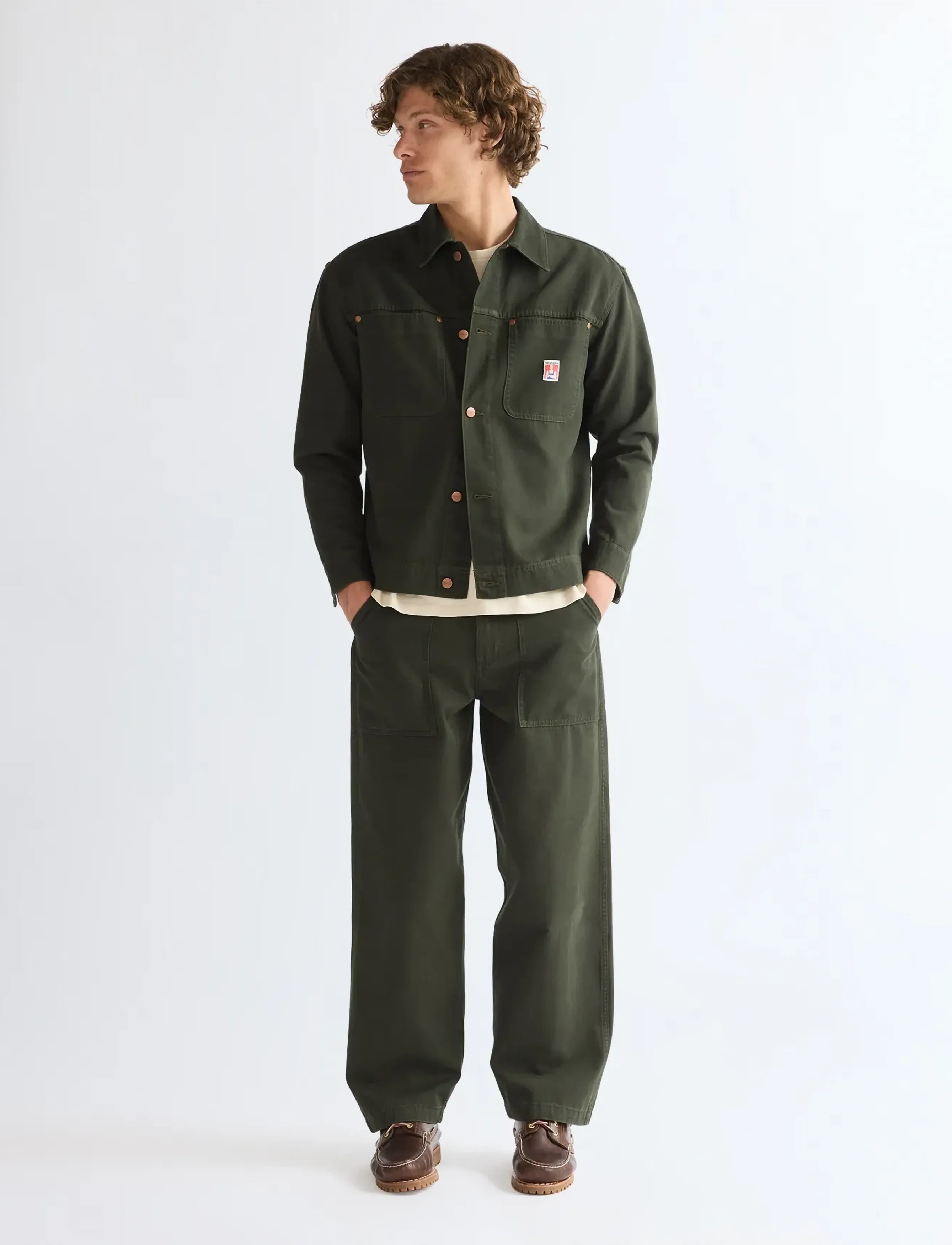 Wrangler - LS OVERSHIRT - voodrita teksatagid - rosin - 3