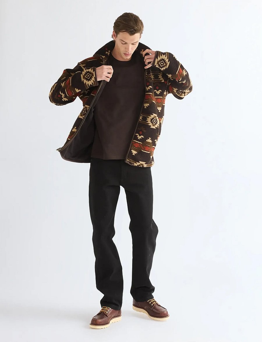 Wrangler - SHERPA FLEECE JACKET - dunjackor - aztec chocolate torte - 2