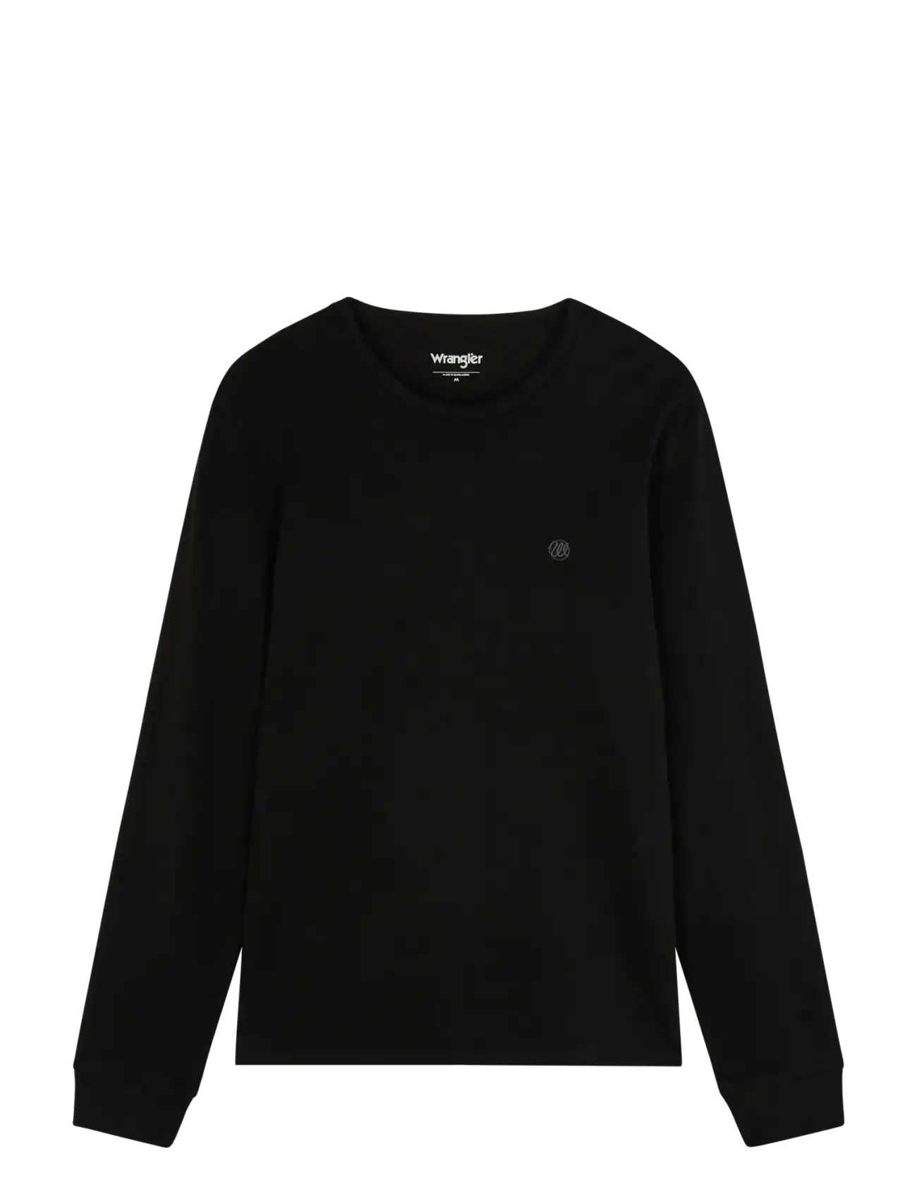 Wrangler - LS TEE - långärmade t-shirts - black beauty - 1