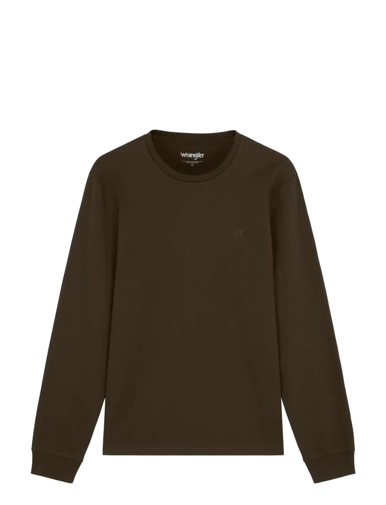 Wrangler - LS TEE - långärmade t-shirts - chocolate torte - 1